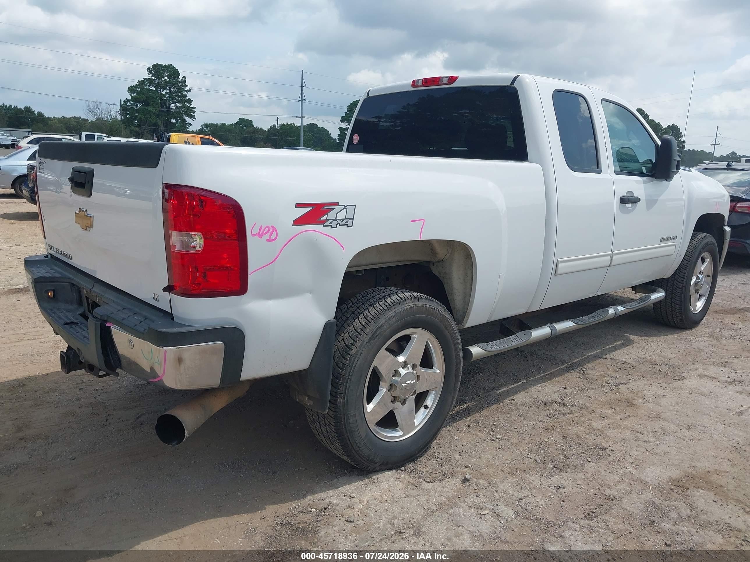 2013 Chevrolet Silverado 2500hd Lt Белый vin: 1GC2KXC84DZ325099