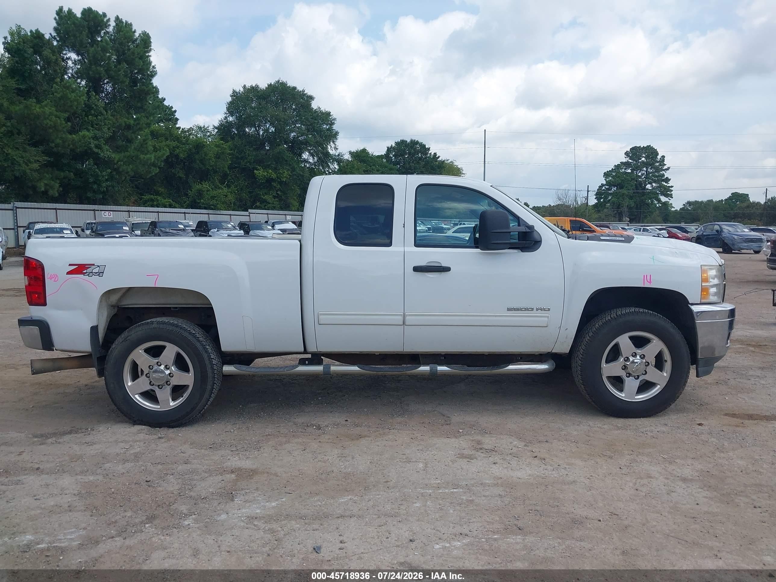 2013 Chevrolet Silverado 2500hd Lt Белый vin: 1GC2KXC84DZ325099