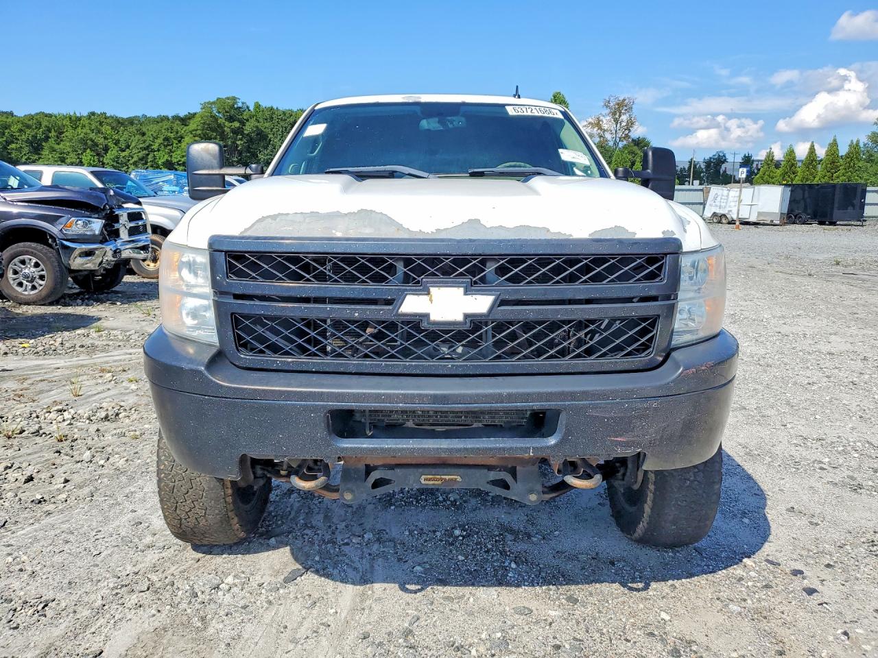2013 Chevrolet Silverado K2500 Heavy Duty Lt Белый vin: 1GC2KXCB1DZ378922