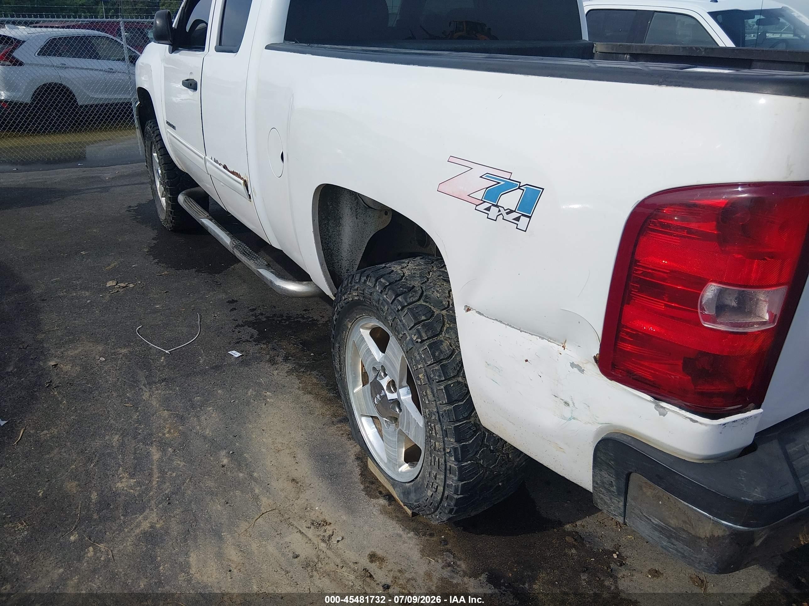 2013 Chevrolet Silverado 2500hd Lt White vin: 1GC2KXCB6DZ355877
