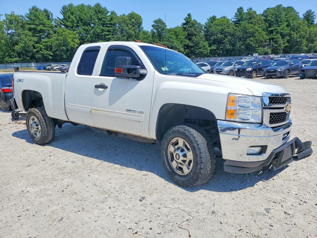 2012 Chevrolet Silverado K2500 Heavy Duty Lt White vin: 1GC2KXCG0CZ271466