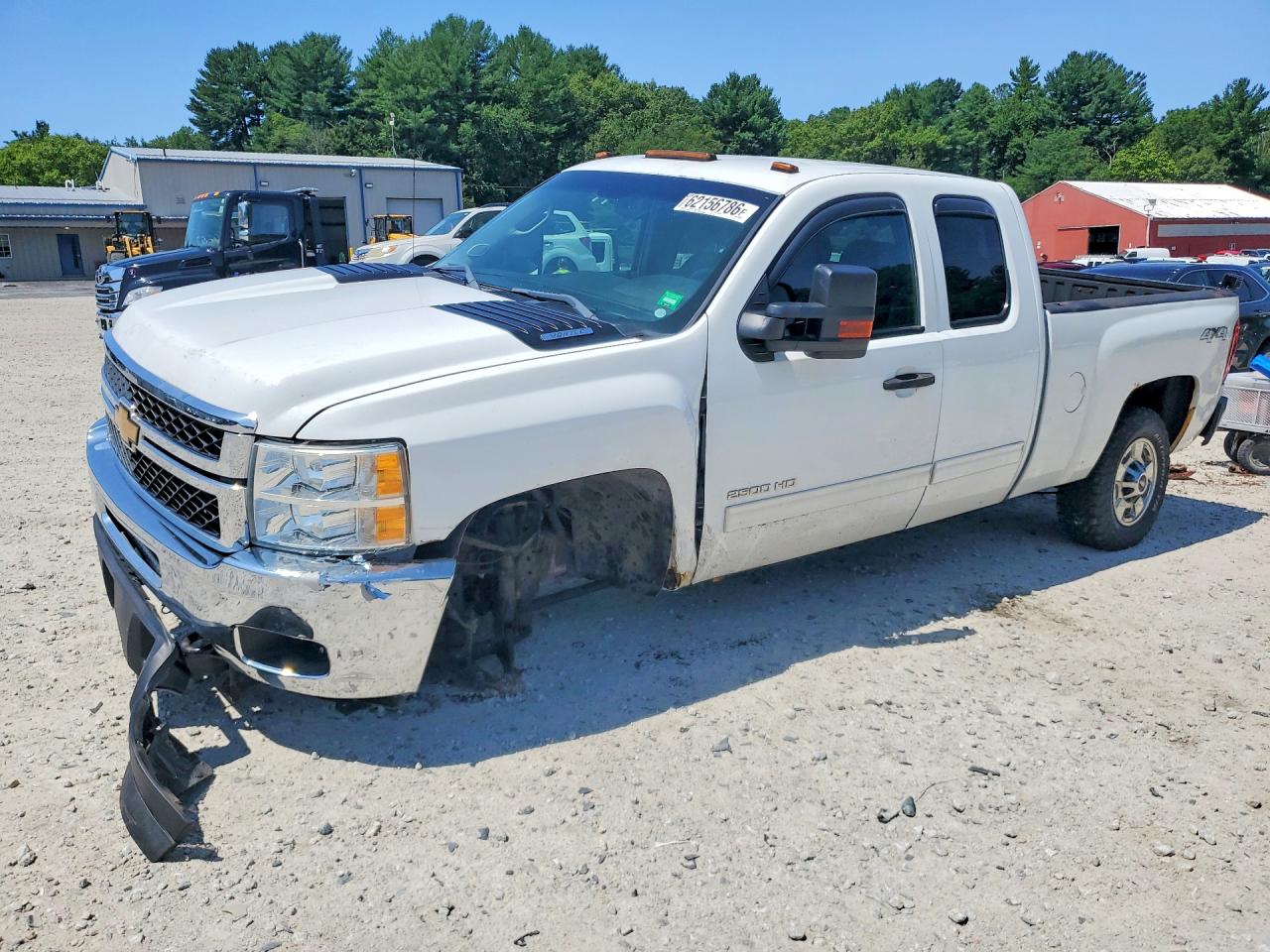 2012 Chevrolet Silverado K2500 Heavy Duty Lt White vin: 1GC2KXCG0CZ271466