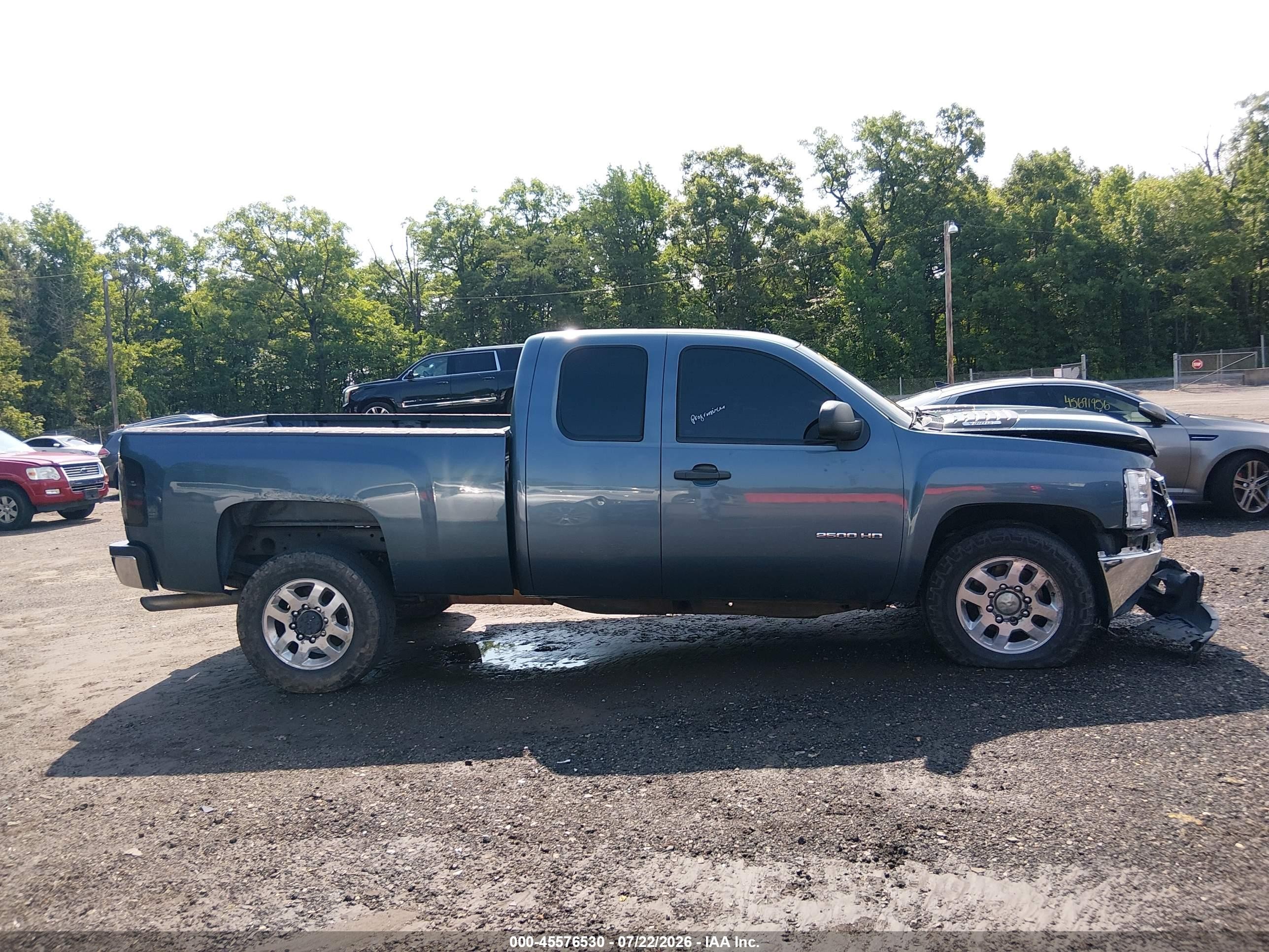 2012 Chevrolet Silverado 2500hd Lt Light Blue vin: 1GC2KXCG0CZ350992