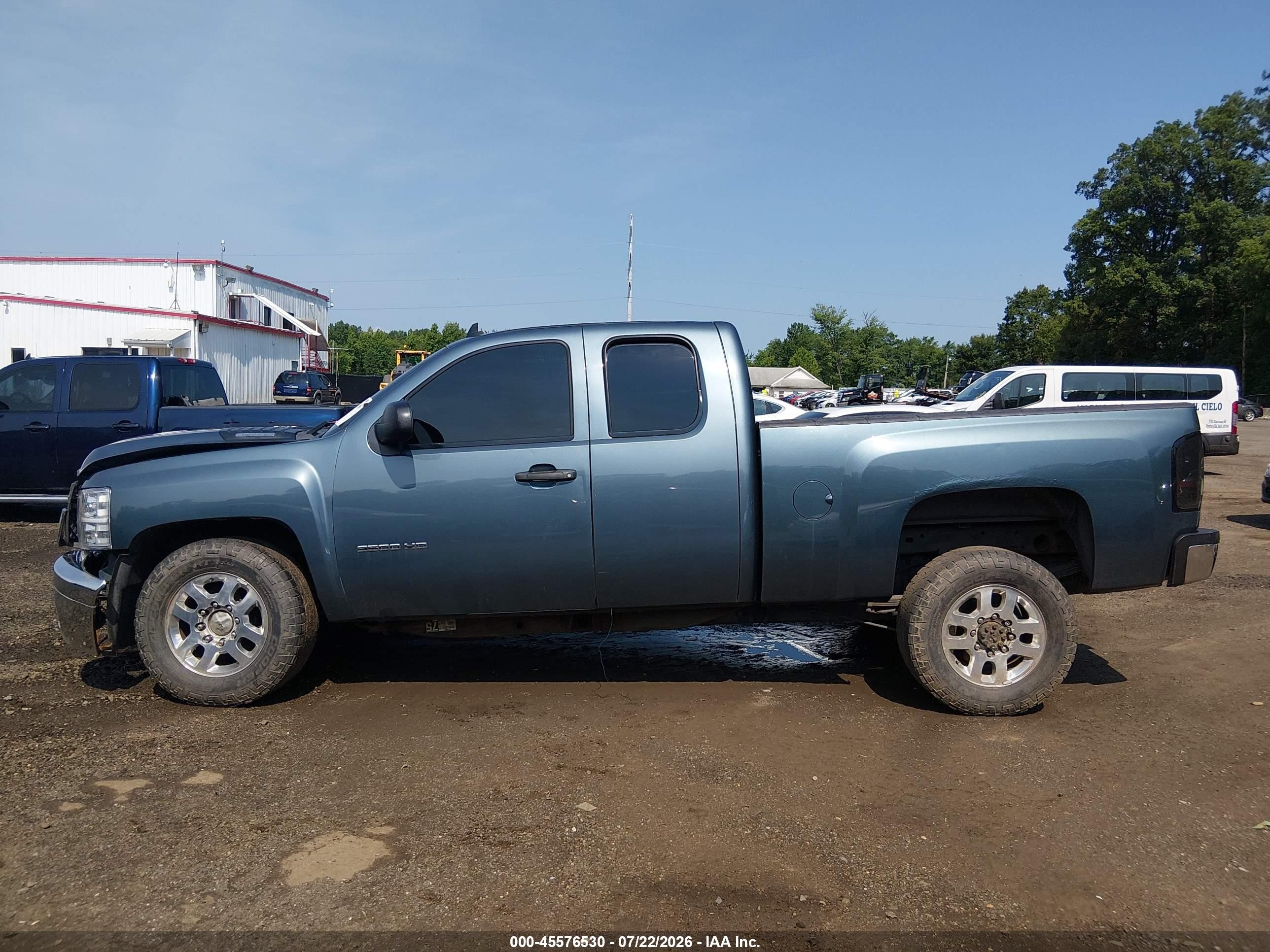 2012 Chevrolet Silverado 2500hd Lt Light Blue vin: 1GC2KXCG0CZ350992