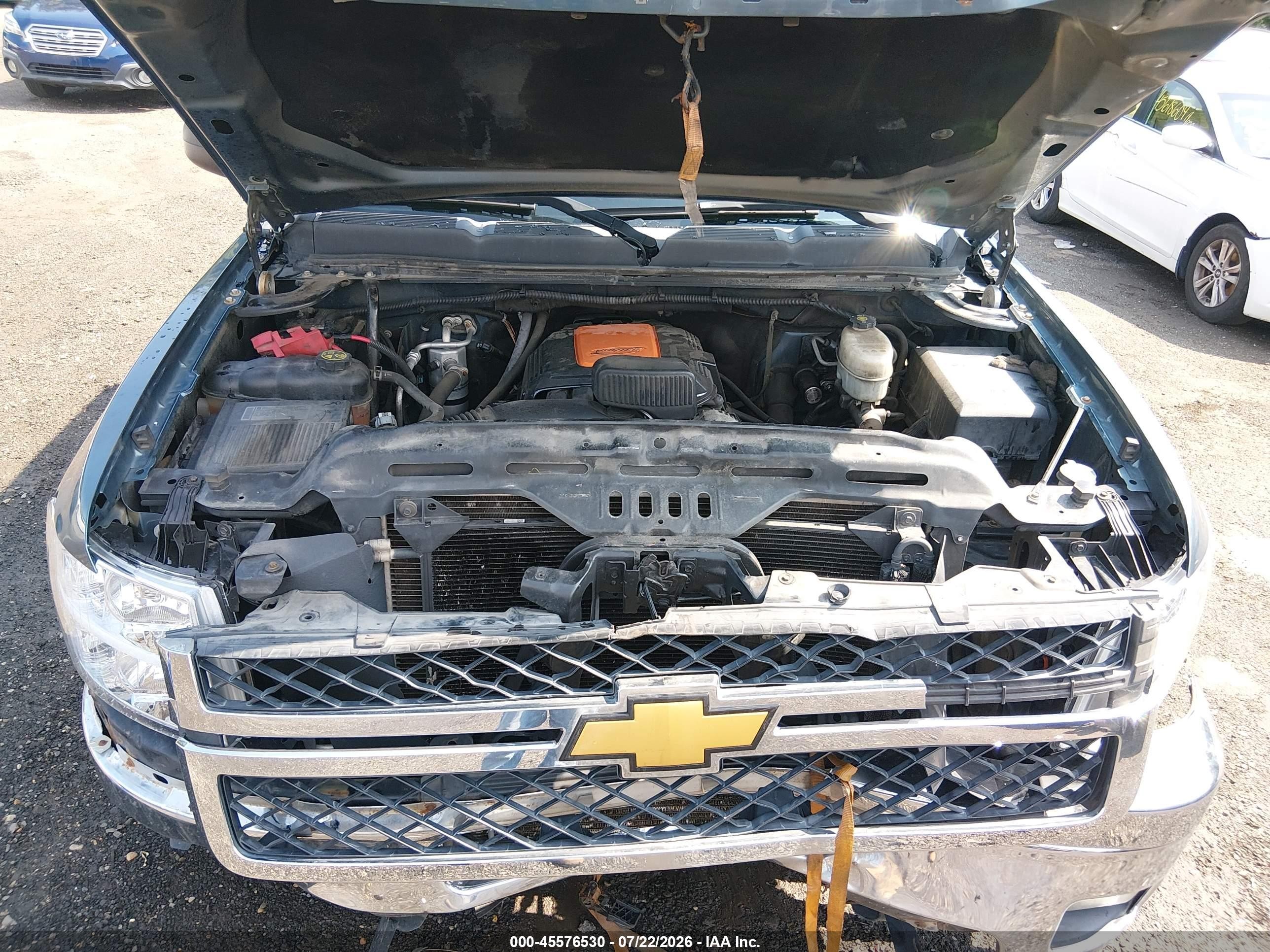 2012 Chevrolet Silverado 2500hd Lt Light Blue vin: 1GC2KXCG0CZ350992