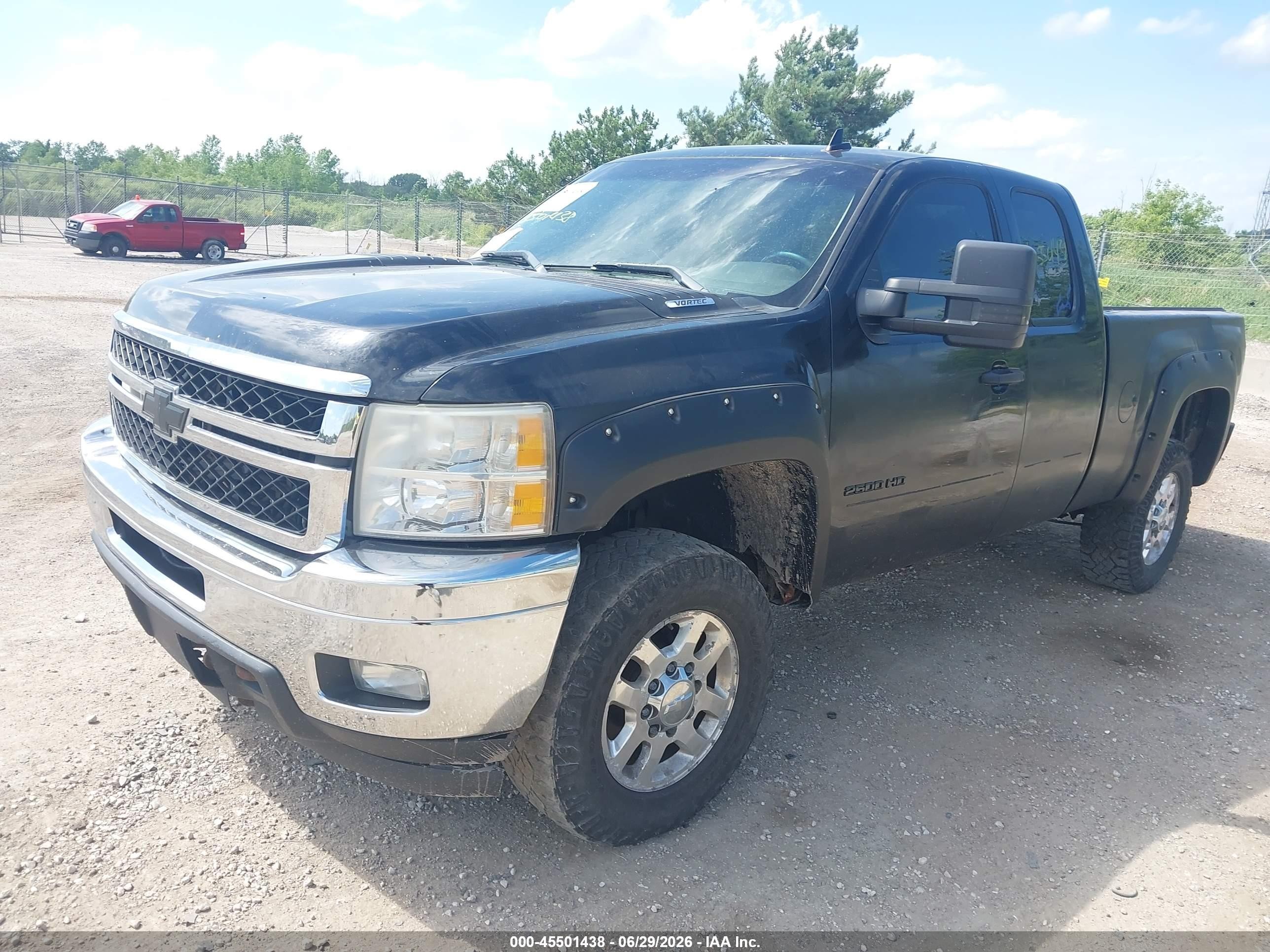 2011 Chevrolet Silverado 2500hd Lt Black vin: 1GC2KXCG1BZ356539