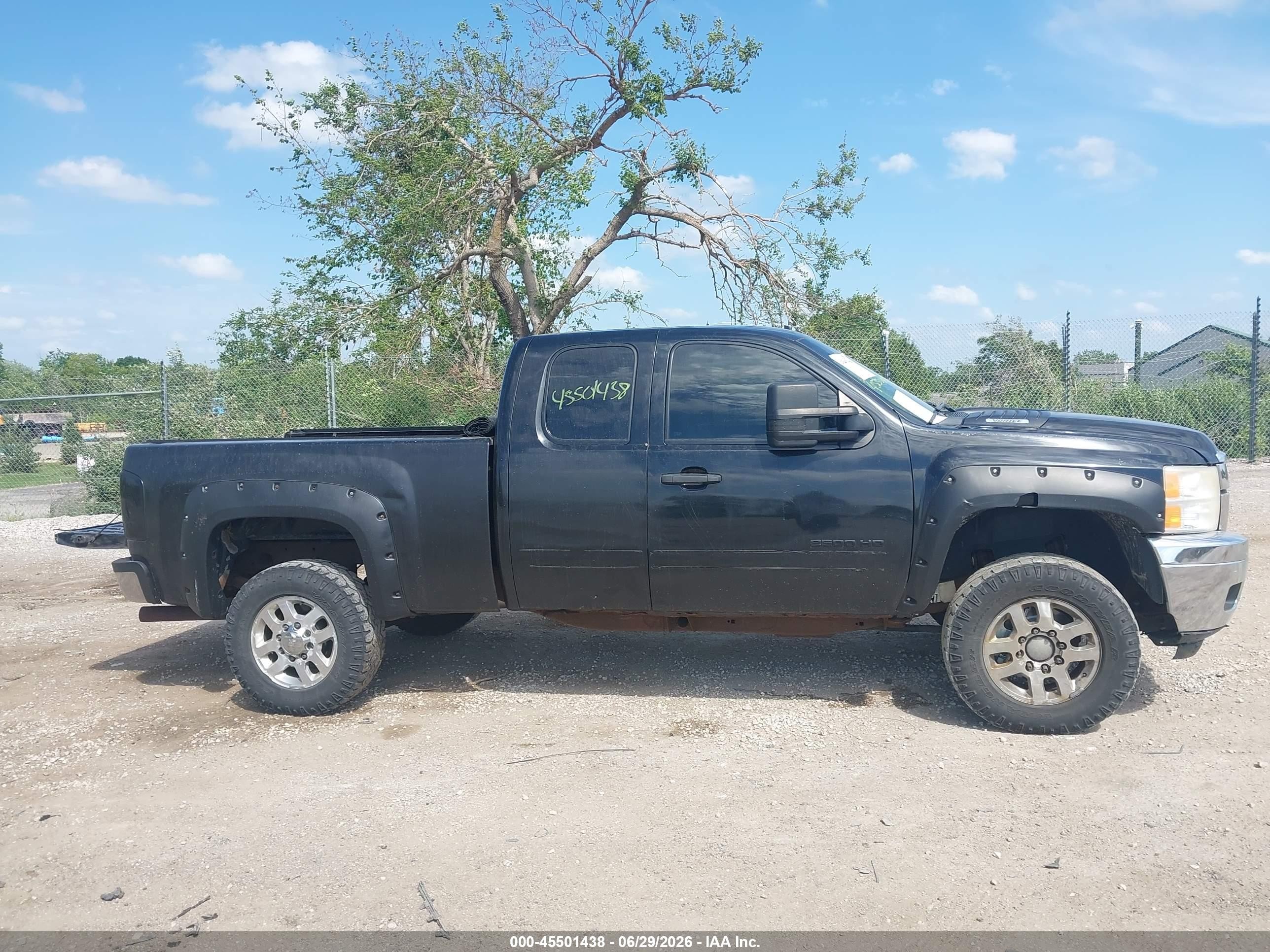 2011 Chevrolet Silverado 2500hd Lt Black vin: 1GC2KXCG1BZ356539