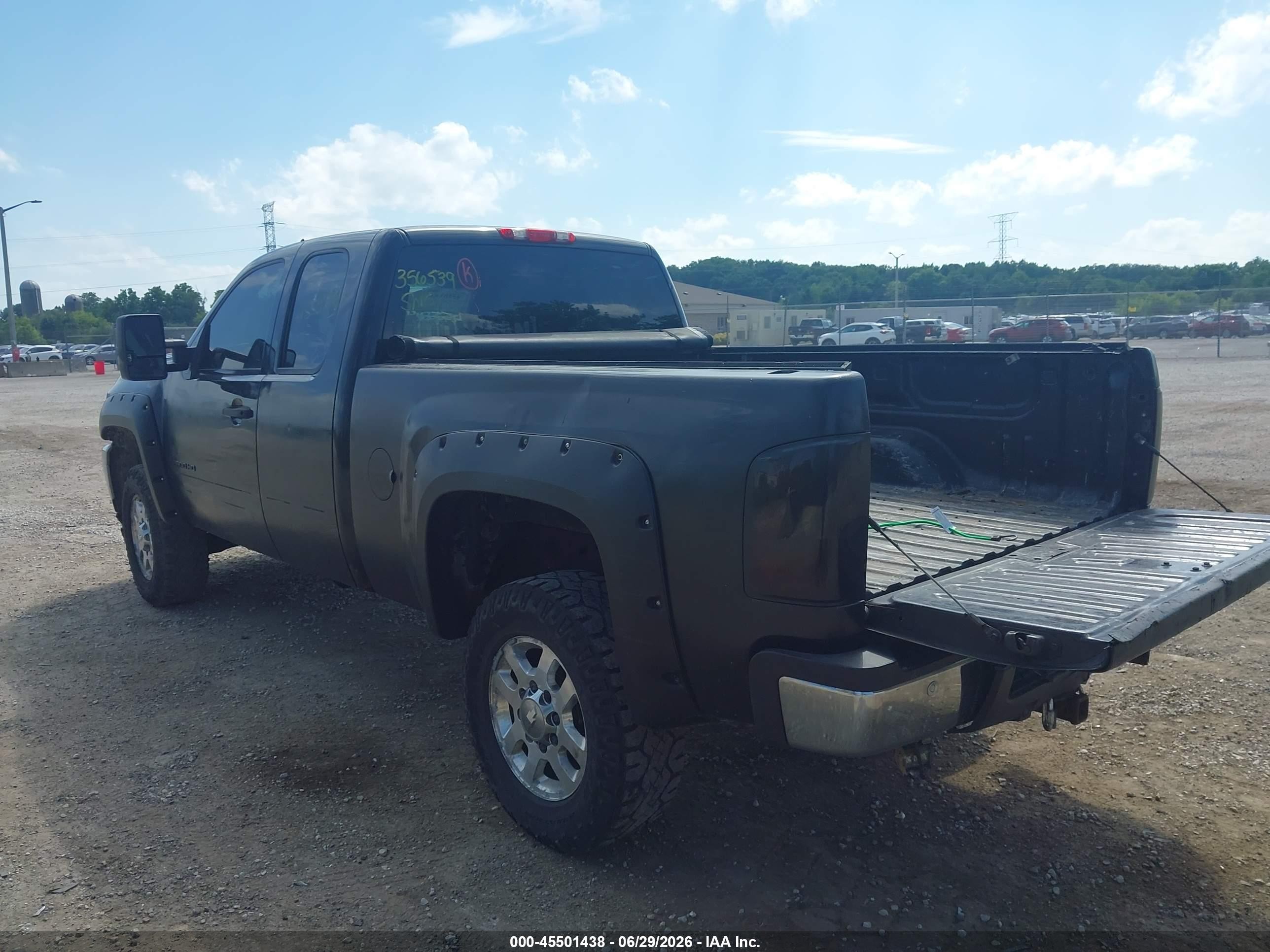 2011 Chevrolet Silverado 2500hd Lt Black vin: 1GC2KXCG1BZ356539