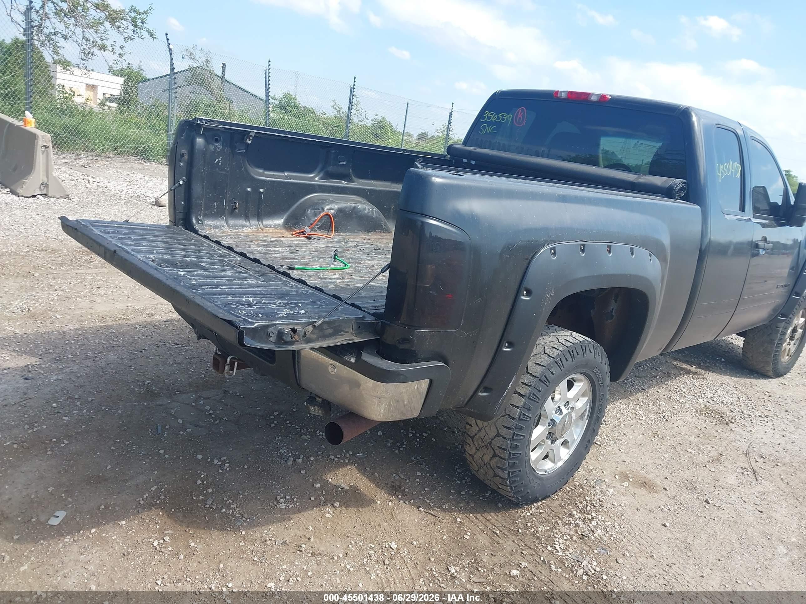 2011 Chevrolet Silverado 2500hd Lt Black vin: 1GC2KXCG1BZ356539