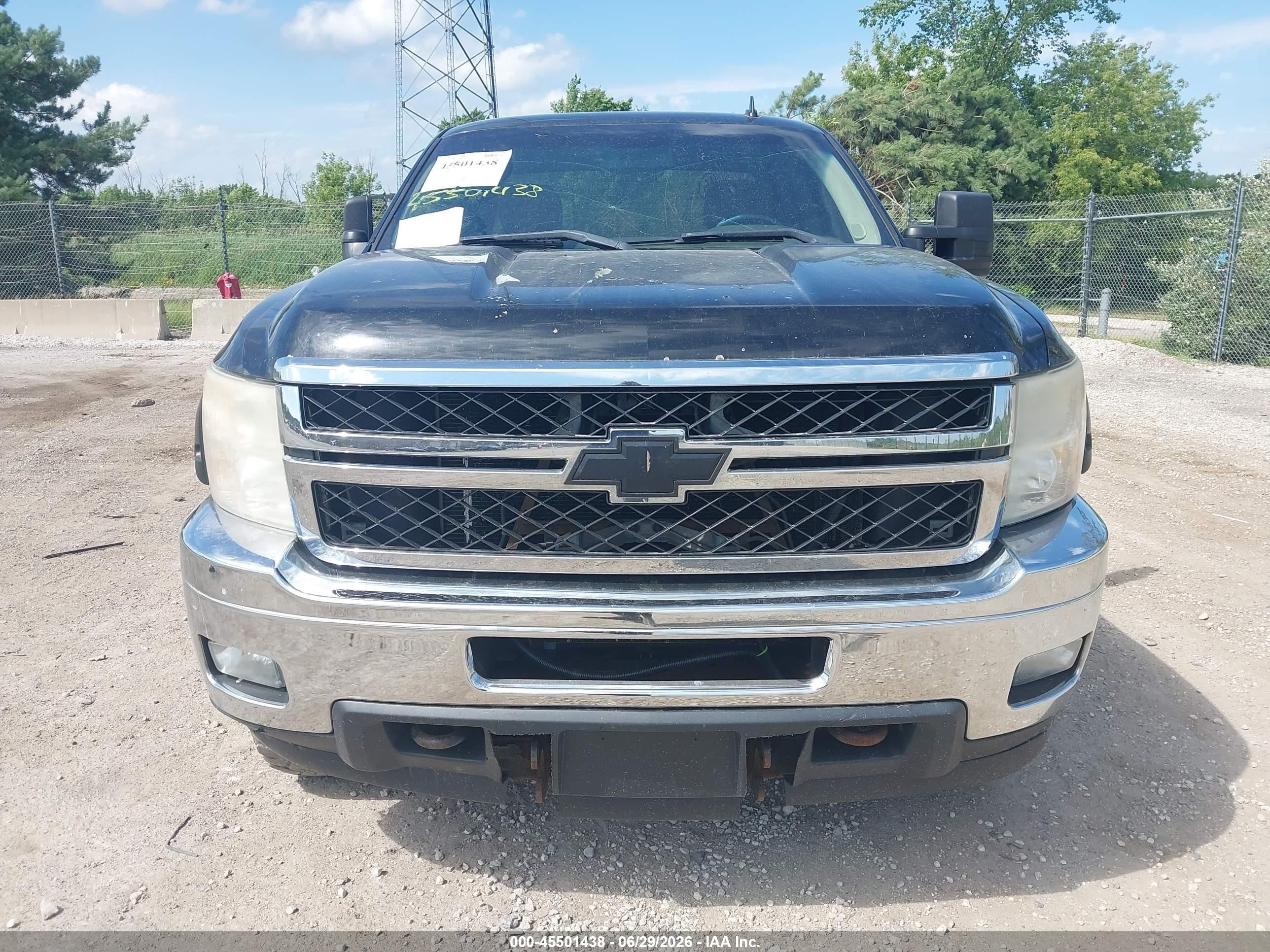 2011 Chevrolet Silverado 2500hd Lt Black vin: 1GC2KXCG1BZ356539