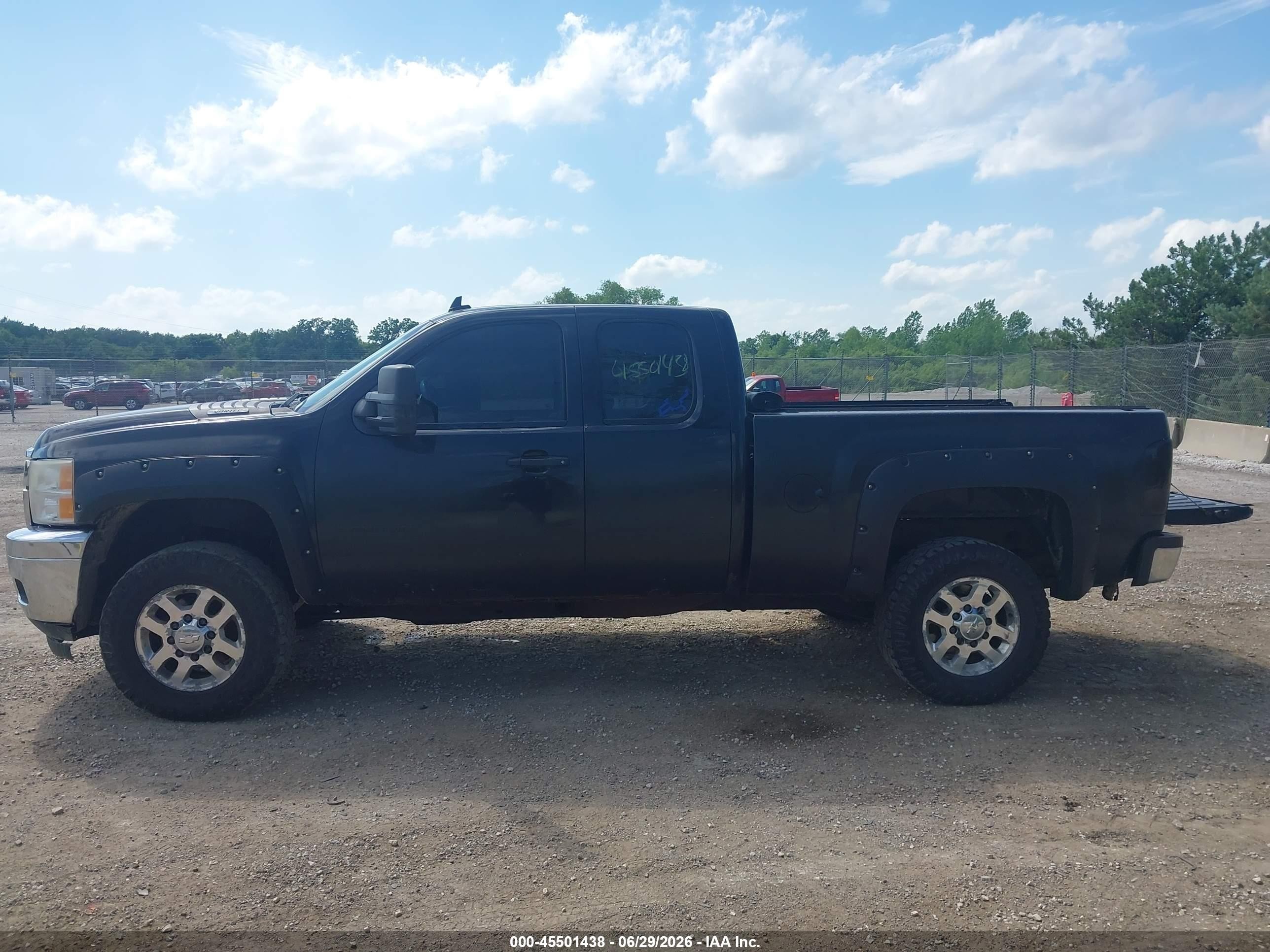 2011 Chevrolet Silverado 2500hd Lt Black vin: 1GC2KXCG1BZ356539