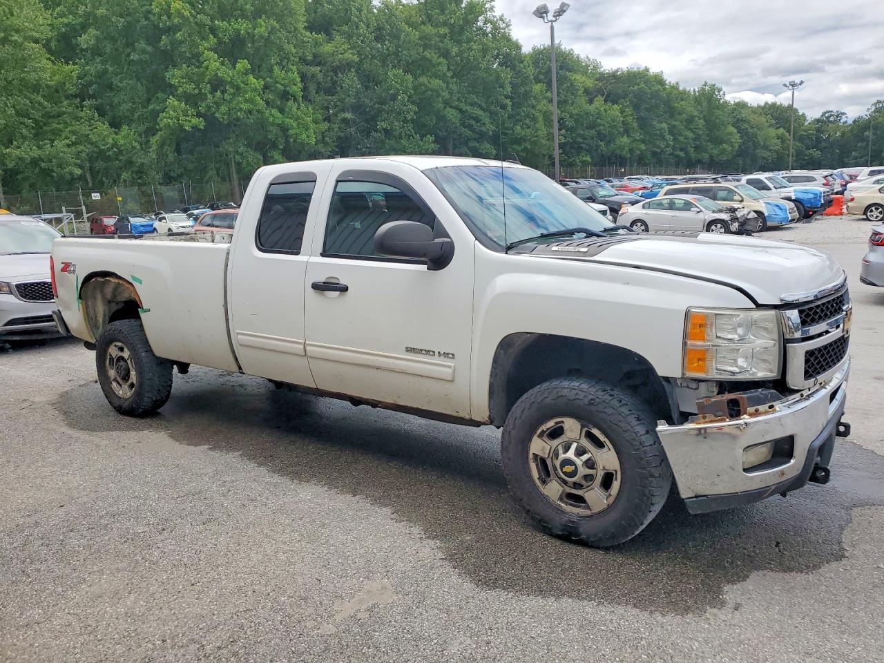 2012 Chevrolet Silverado K2500 Heavy Duty Lt White vin: 1GC2KXCG1CZ146542