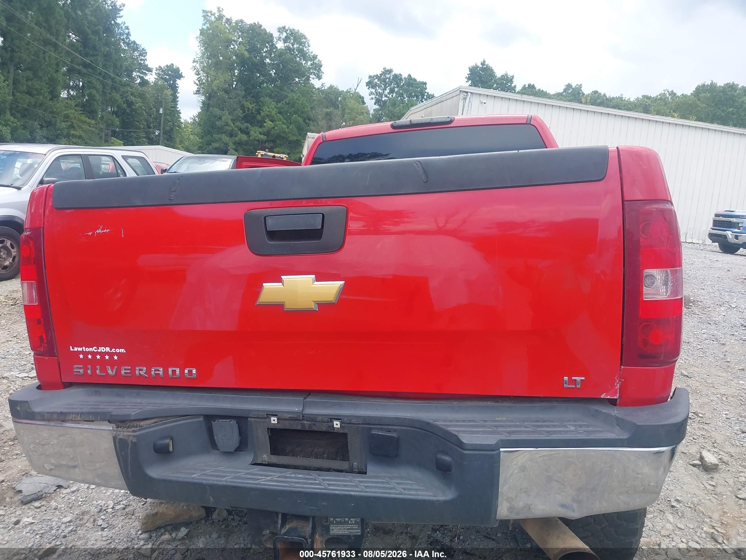 2013 Chevrolet Silverado 2500hd Lt Red vin: 1GC2KXCG2DZ398317