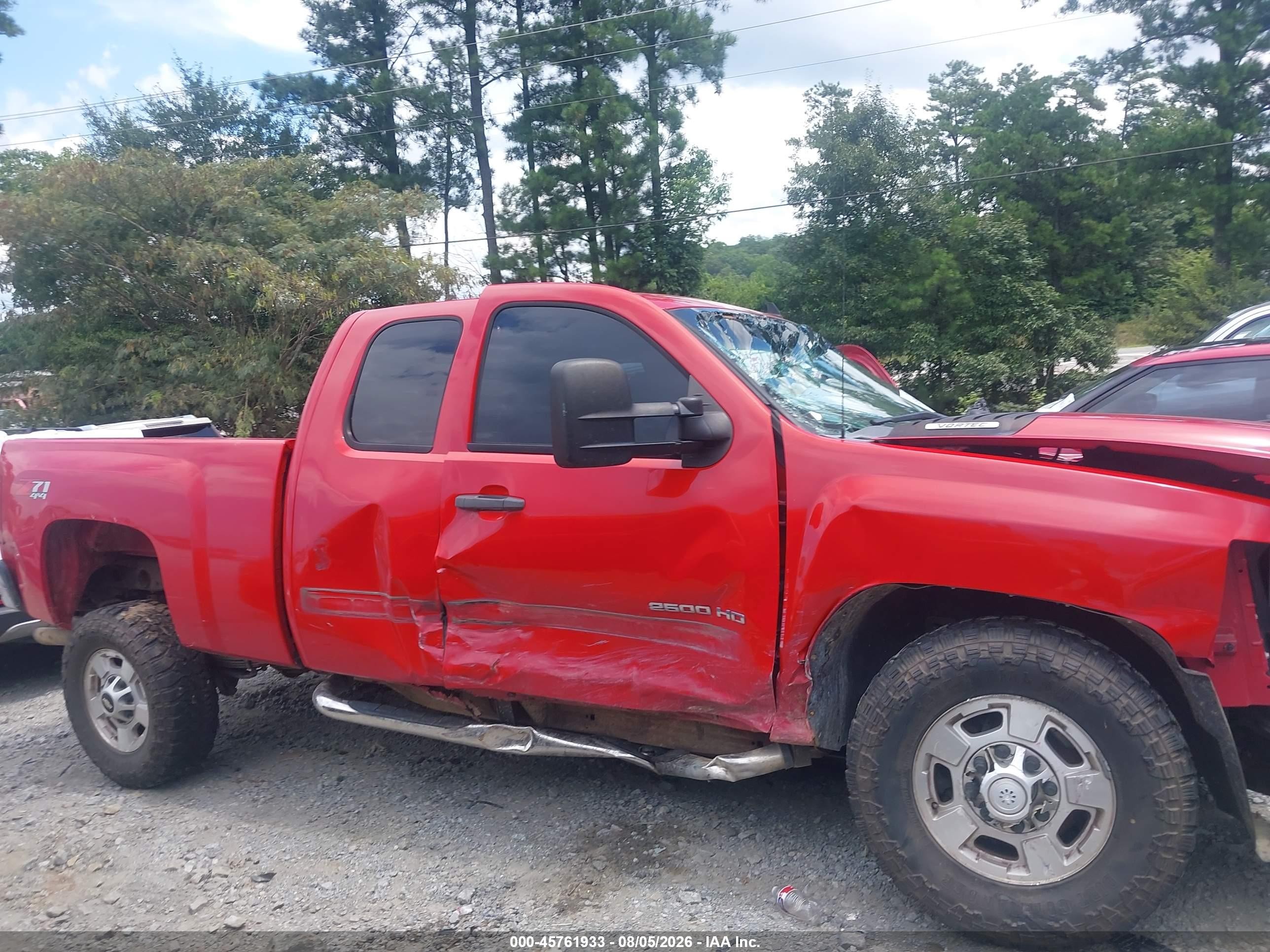 2013 Chevrolet Silverado 2500hd Lt Red vin: 1GC2KXCG2DZ398317