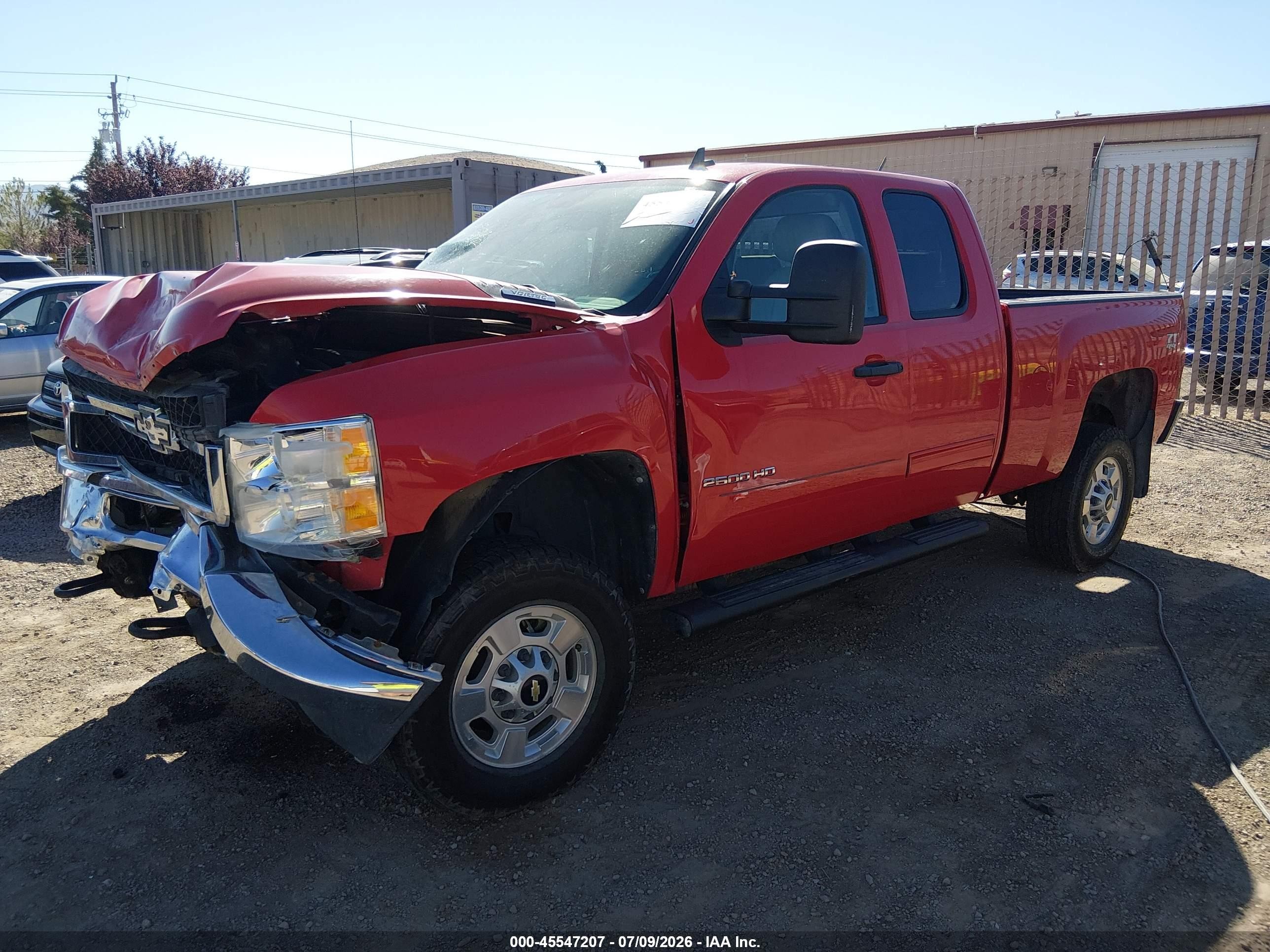 2011 Chevrolet Silverado 2500hd Lt Red vin: 1GC2KXCG5BZ195581