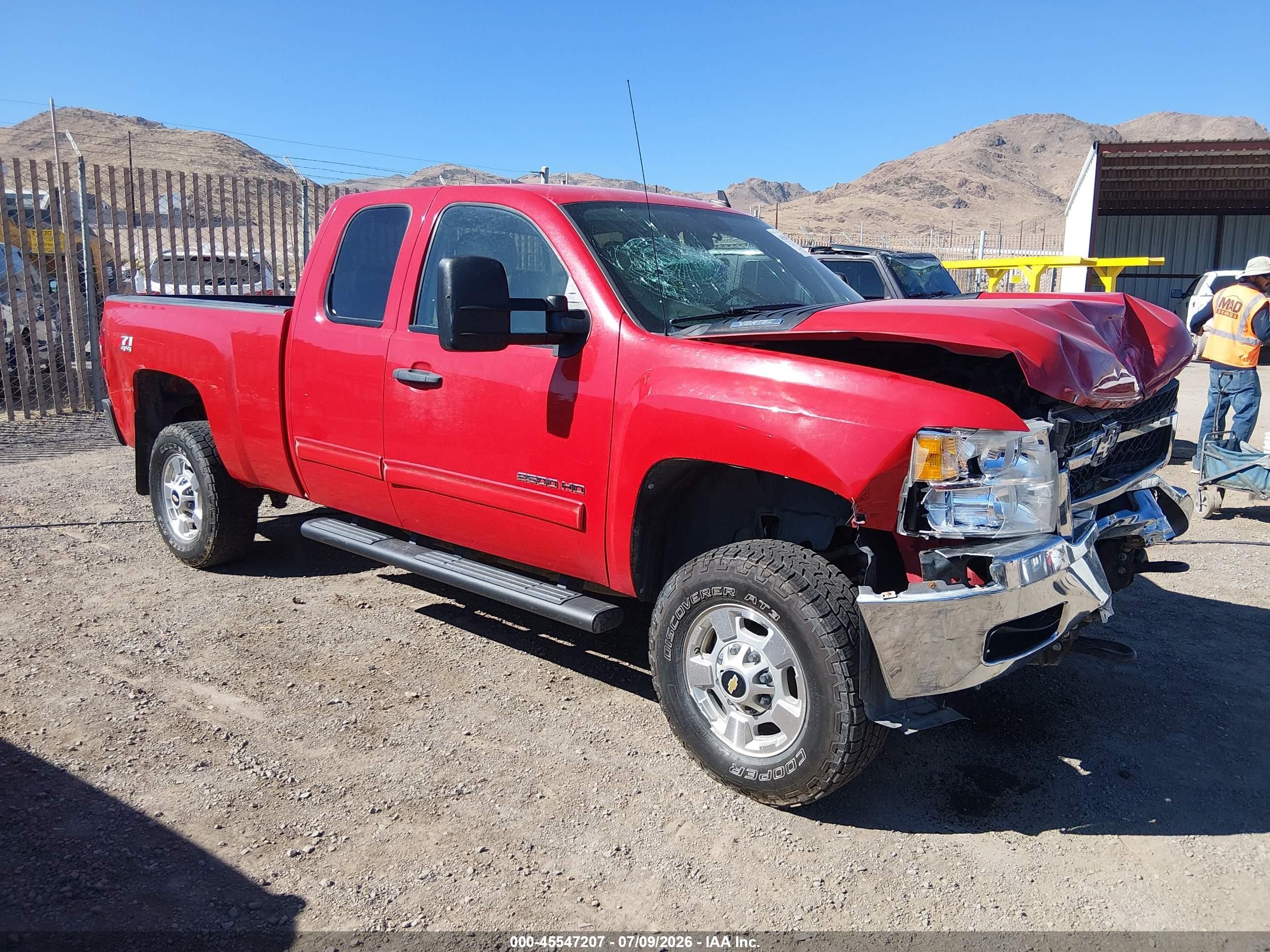 2011 Chevrolet Silverado 2500hd Lt Red vin: 1GC2KXCG5BZ195581