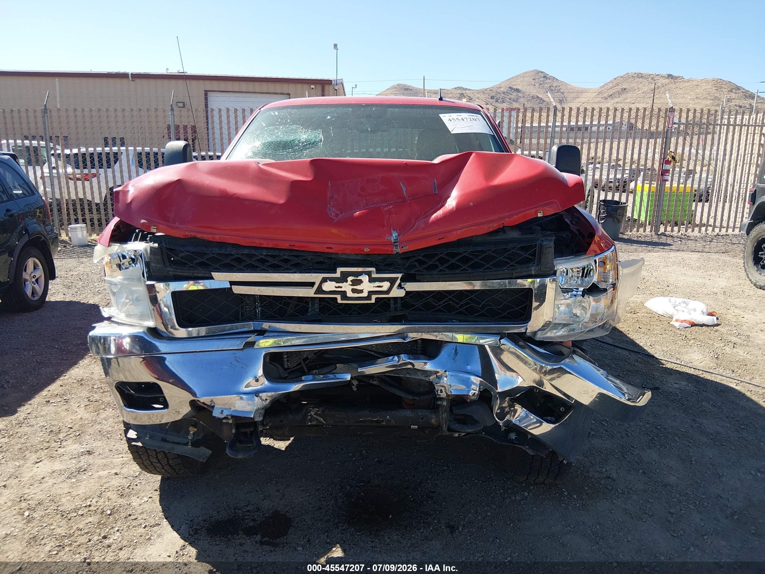 2011 Chevrolet Silverado 2500hd Lt Red vin: 1GC2KXCG5BZ195581