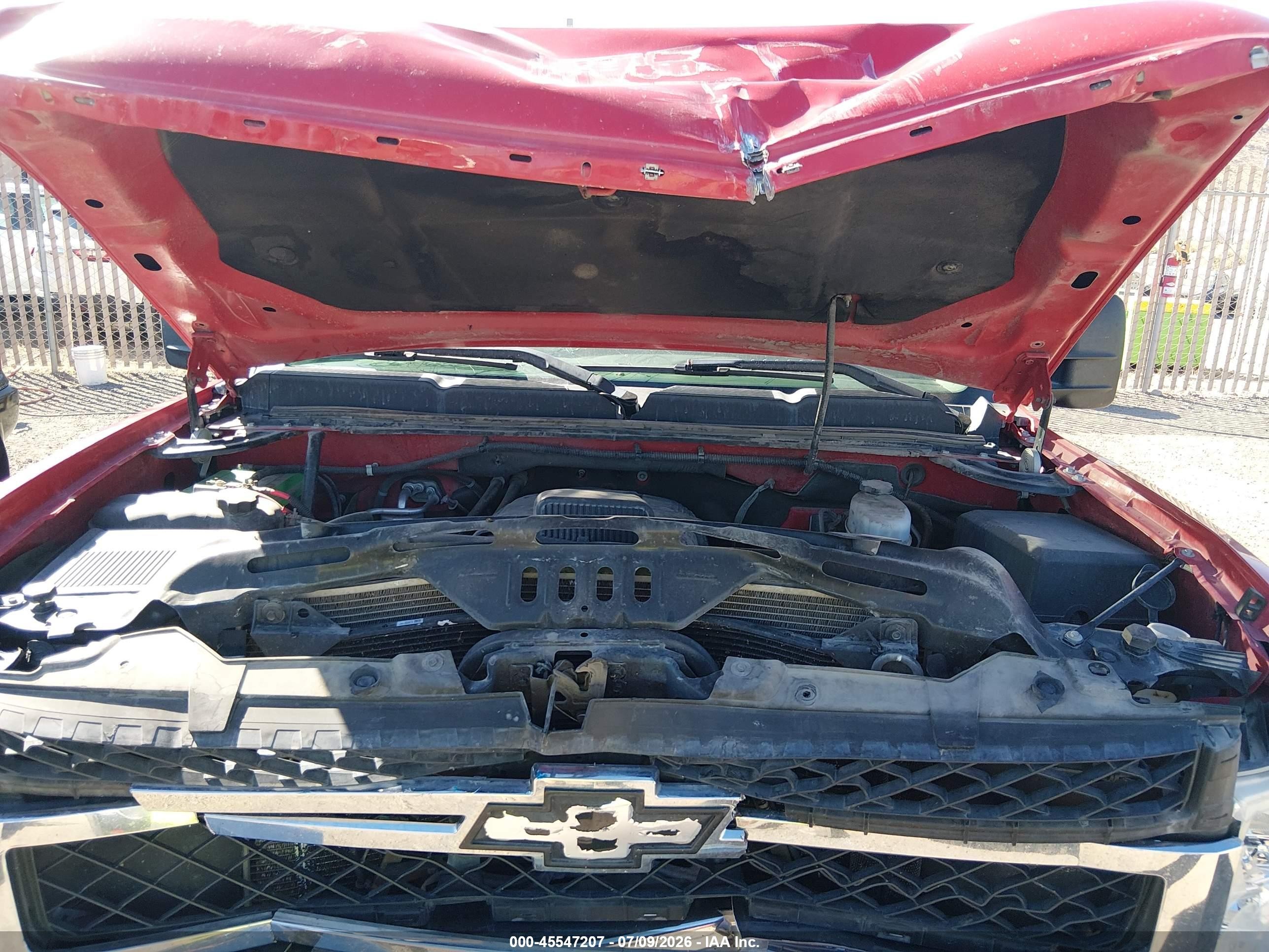 2011 Chevrolet Silverado 2500hd Lt Red vin: 1GC2KXCG5BZ195581