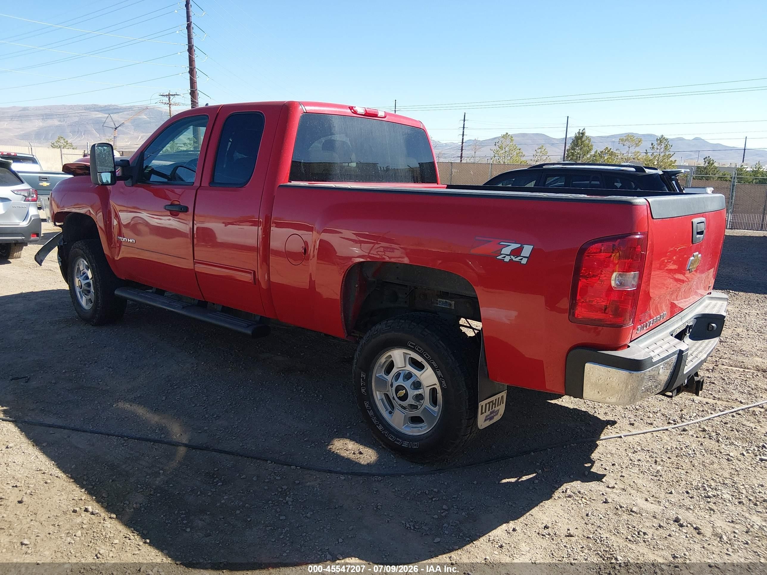 2011 Chevrolet Silverado 2500hd Lt Red vin: 1GC2KXCG5BZ195581