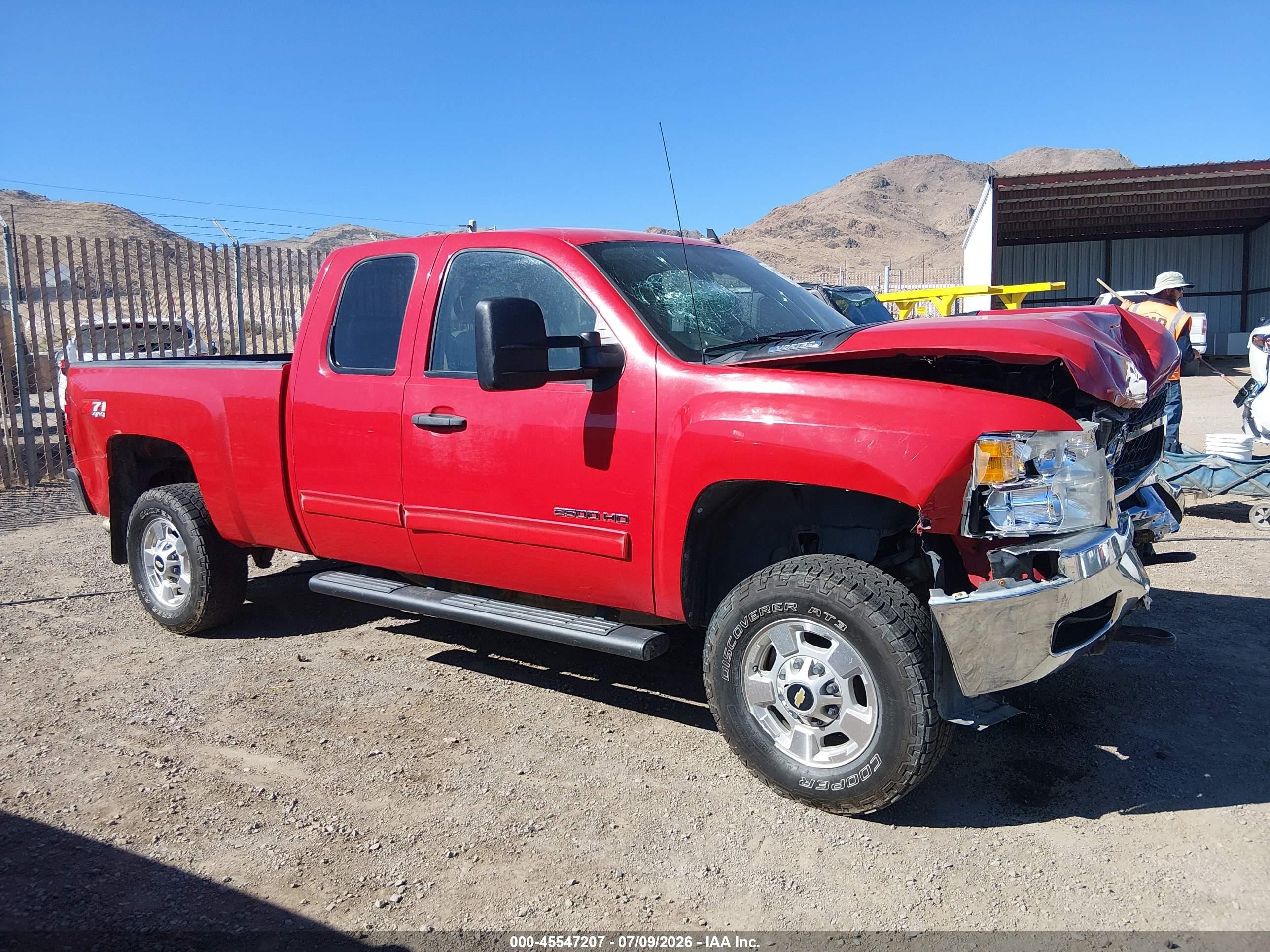 2011 Chevrolet Silverado 2500hd Lt Red vin: 1GC2KXCG5BZ195581