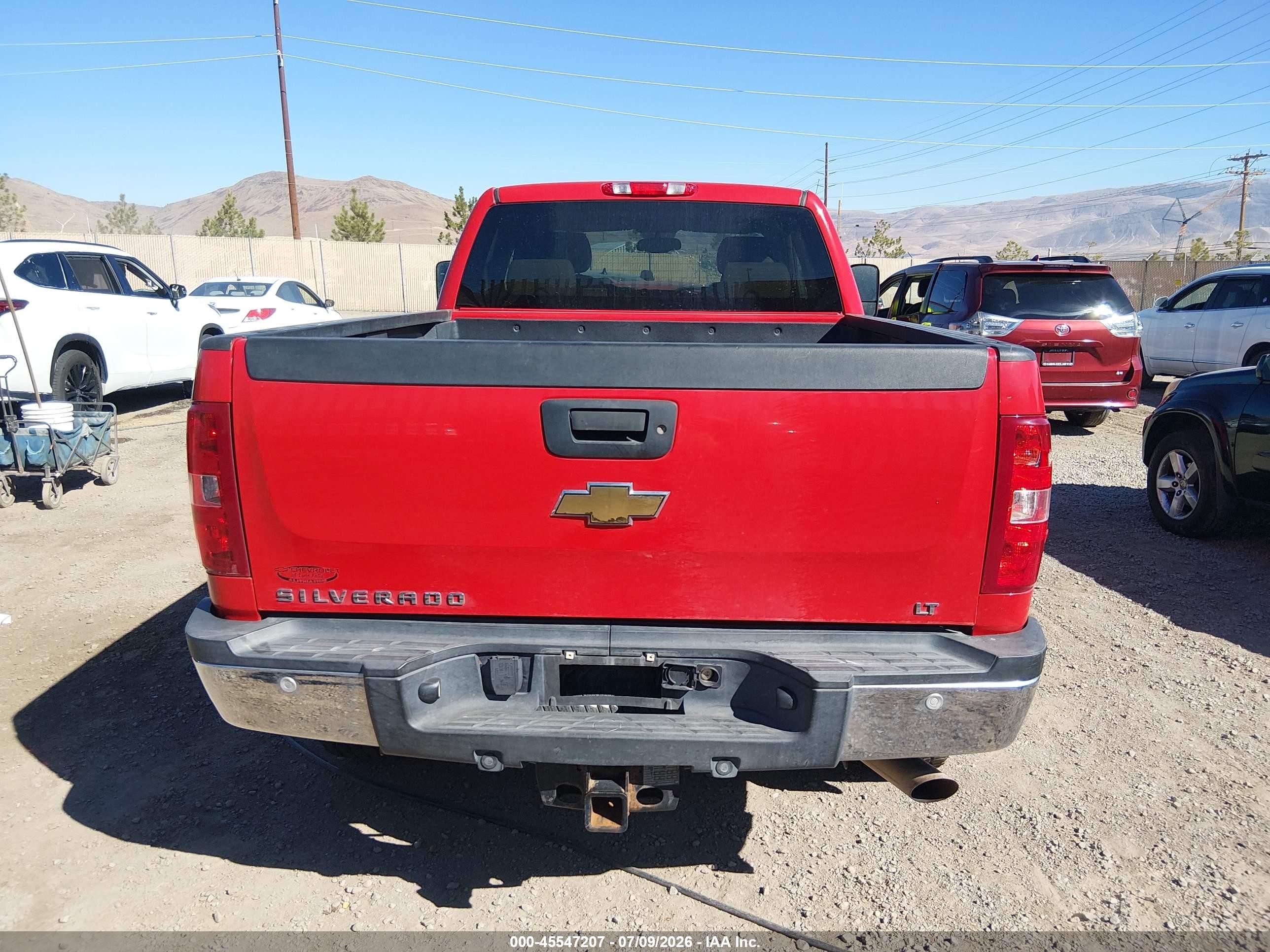 2011 Chevrolet Silverado 2500hd Lt Red vin: 1GC2KXCG5BZ195581