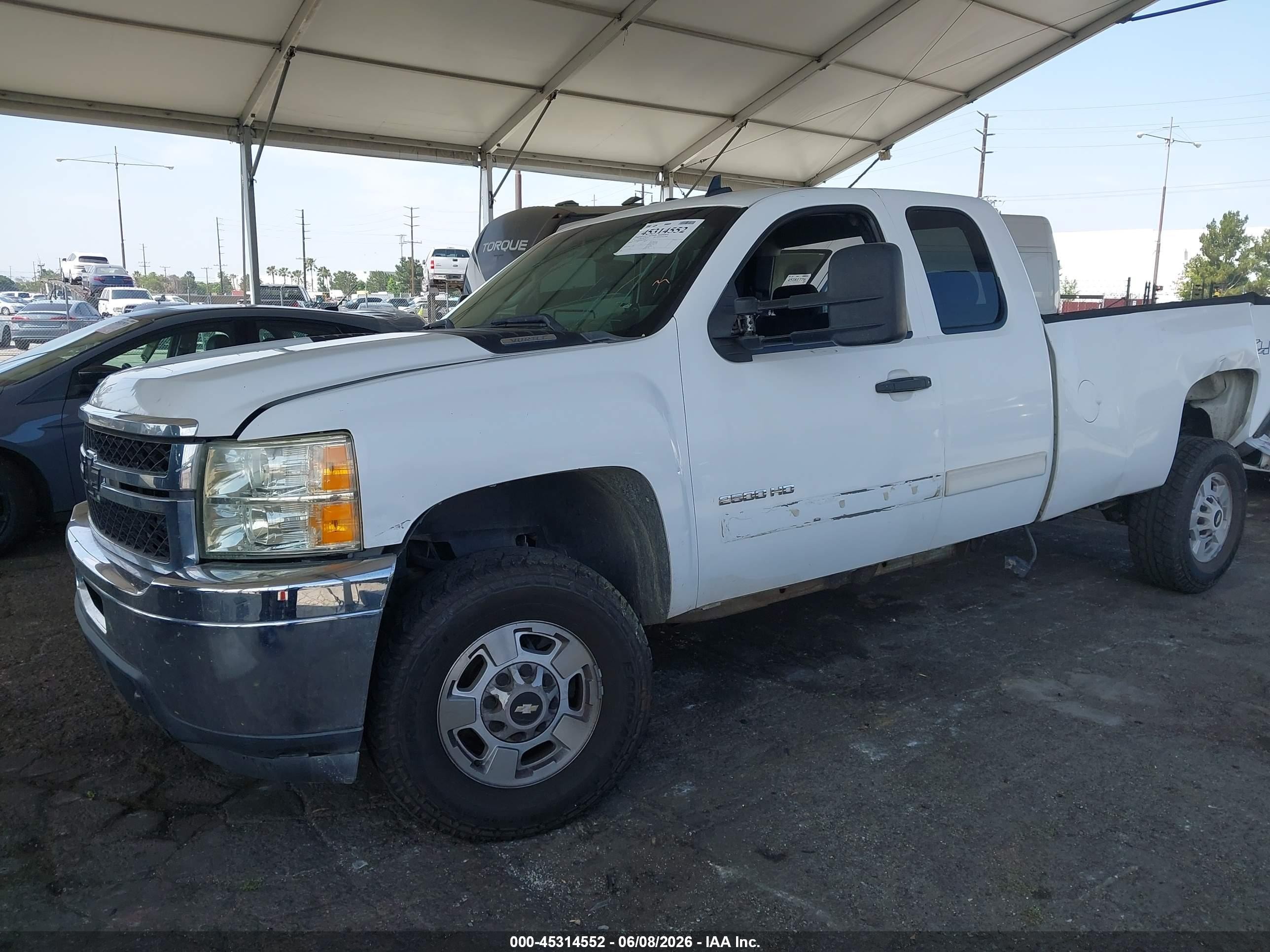 2011 Chevrolet Silverado 2500hd Lt White vin: 1GC2KXCG7BZ190897