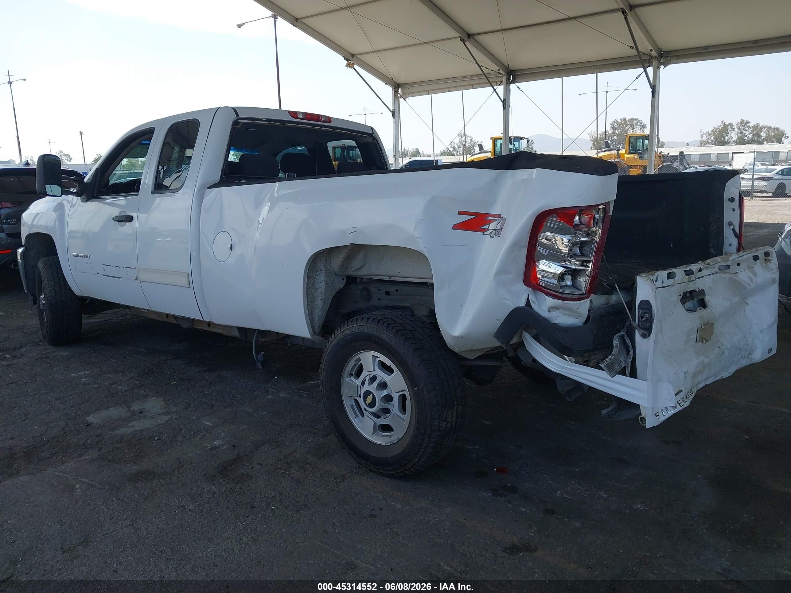 2011 Chevrolet Silverado 2500hd Lt White vin: 1GC2KXCG7BZ190897
