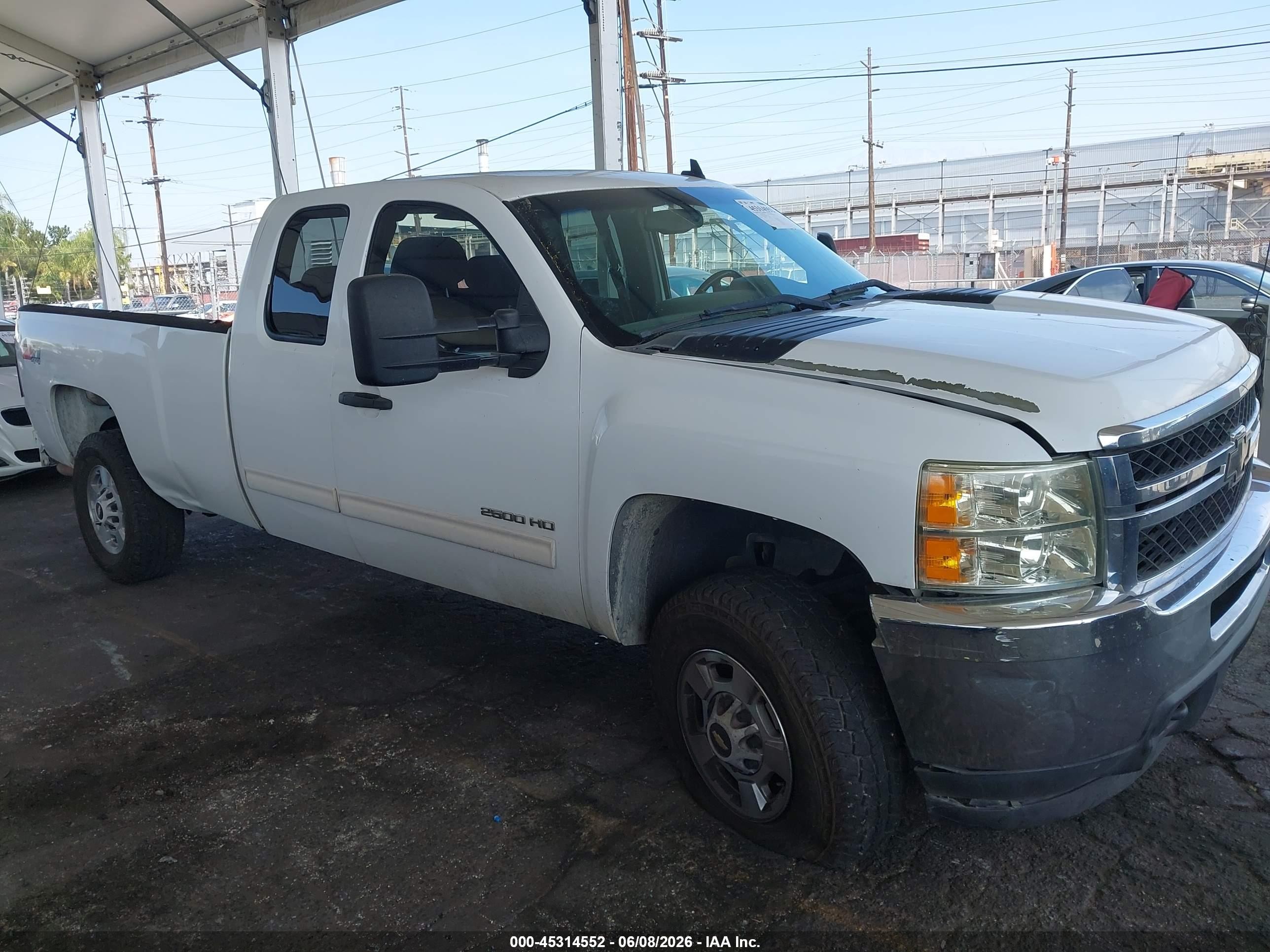 2011 Chevrolet Silverado 2500hd Lt White vin: 1GC2KXCG7BZ190897