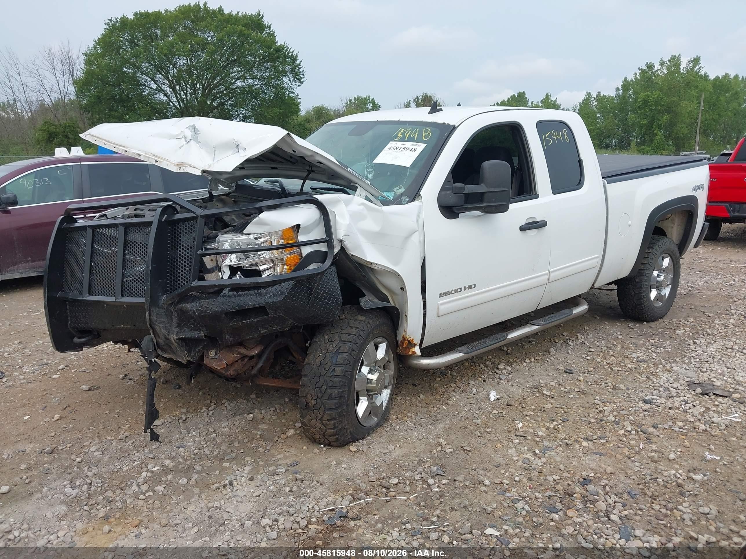 2011 Chevrolet Silverado 2500hd Lt Белый vin: 1GC2KXCG7BZ404321