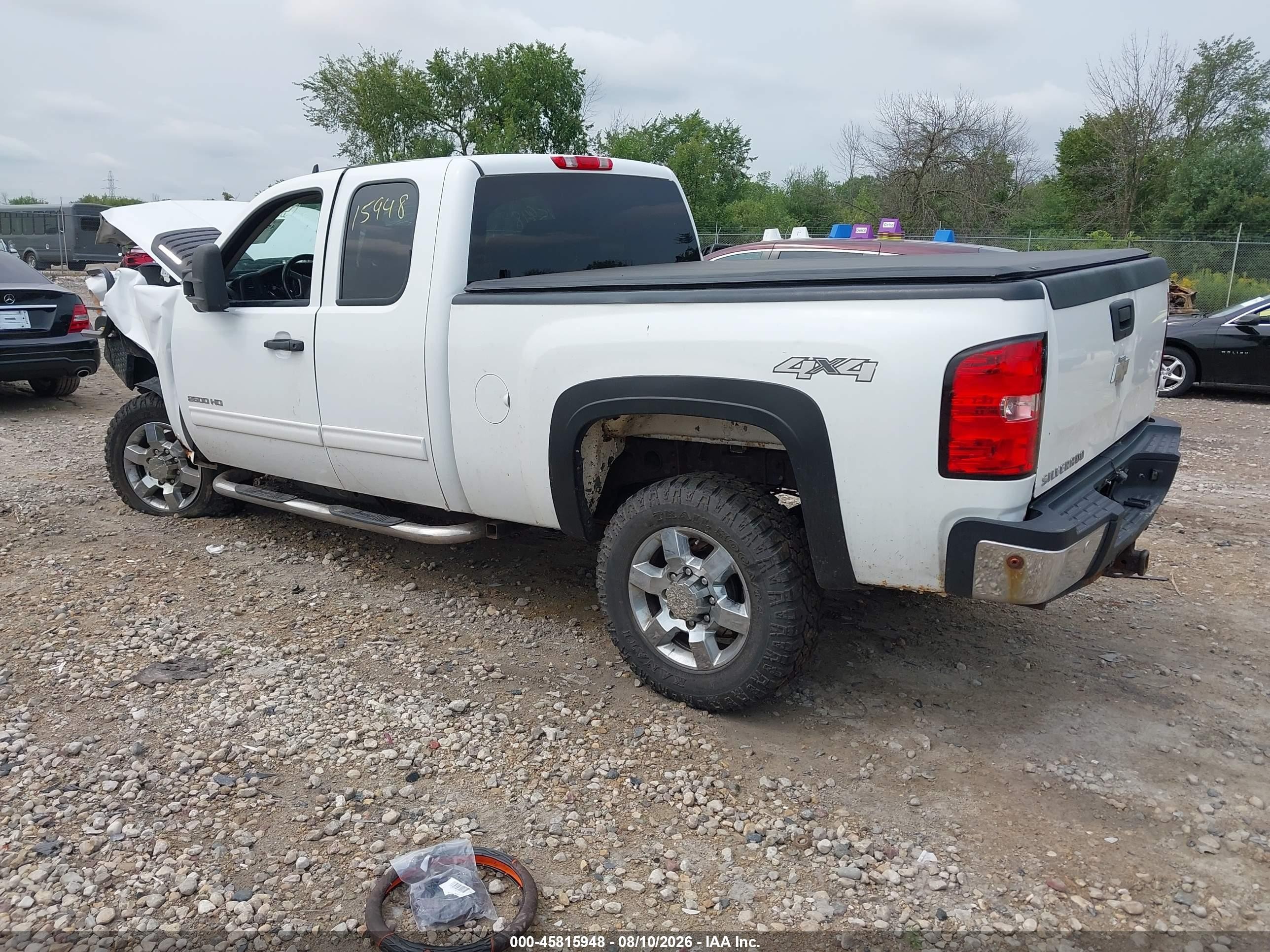 2011 Chevrolet Silverado 2500hd Lt Белый vin: 1GC2KXCG7BZ404321