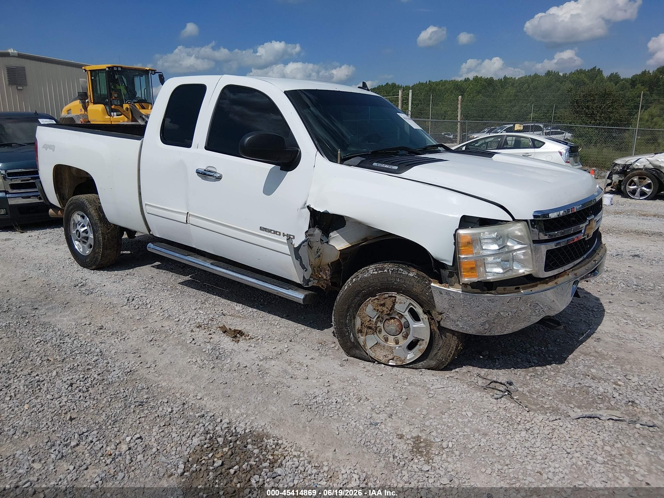 2013 Chevrolet Silverado 2500hd Lt White vin: 1GC2KXCG7DZ207748