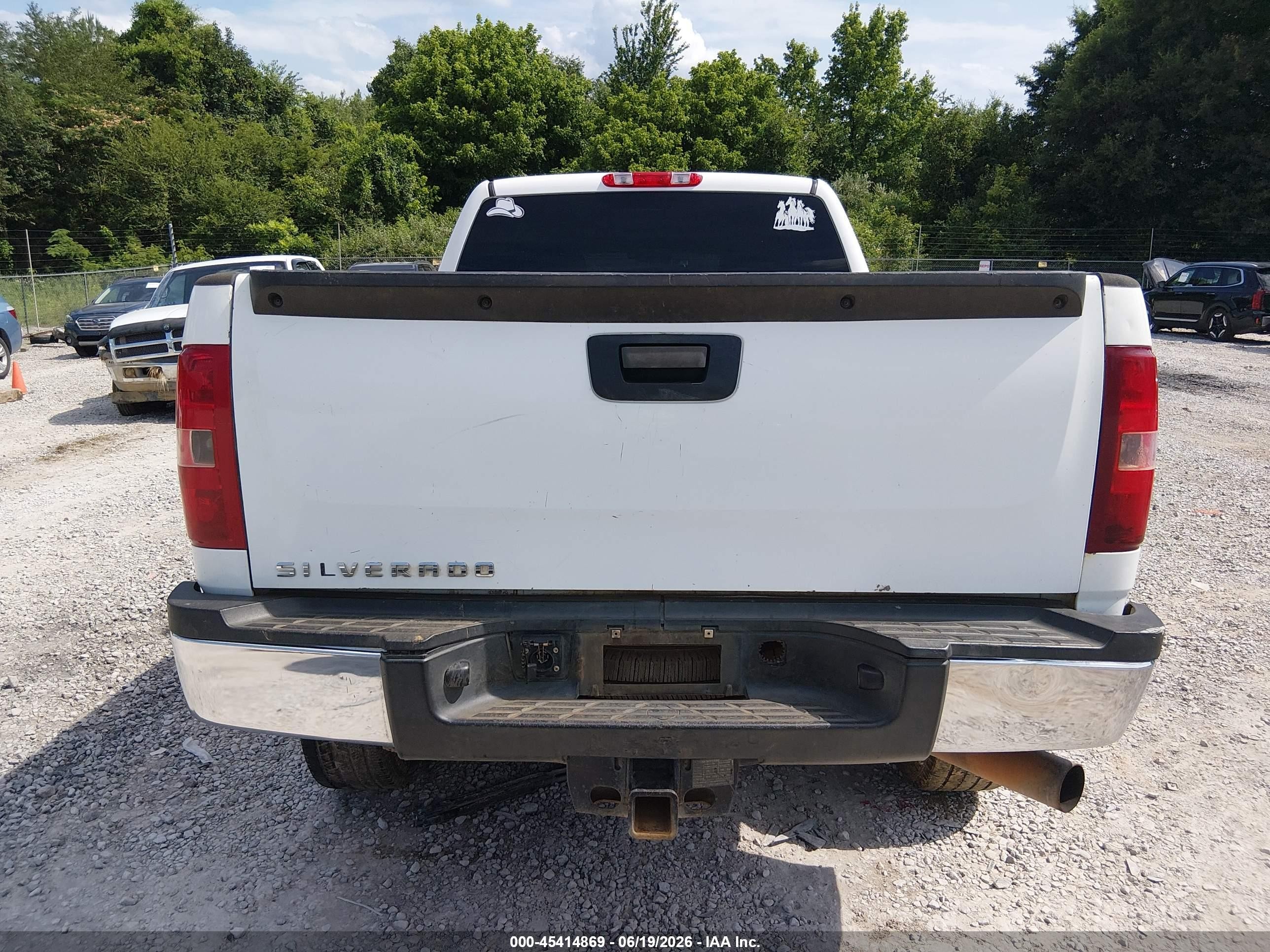 2013 Chevrolet Silverado 2500hd Lt White vin: 1GC2KXCG7DZ207748