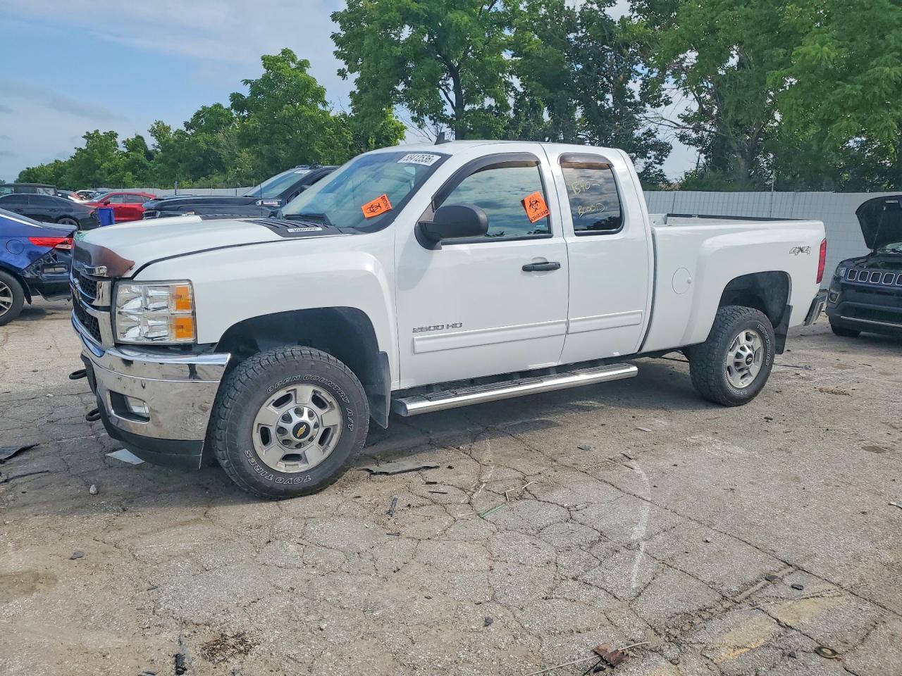 2013 Chevrolet Silverado K2500 Heavy Duty Lt White vin: 1GC2KXCG8DZ295628