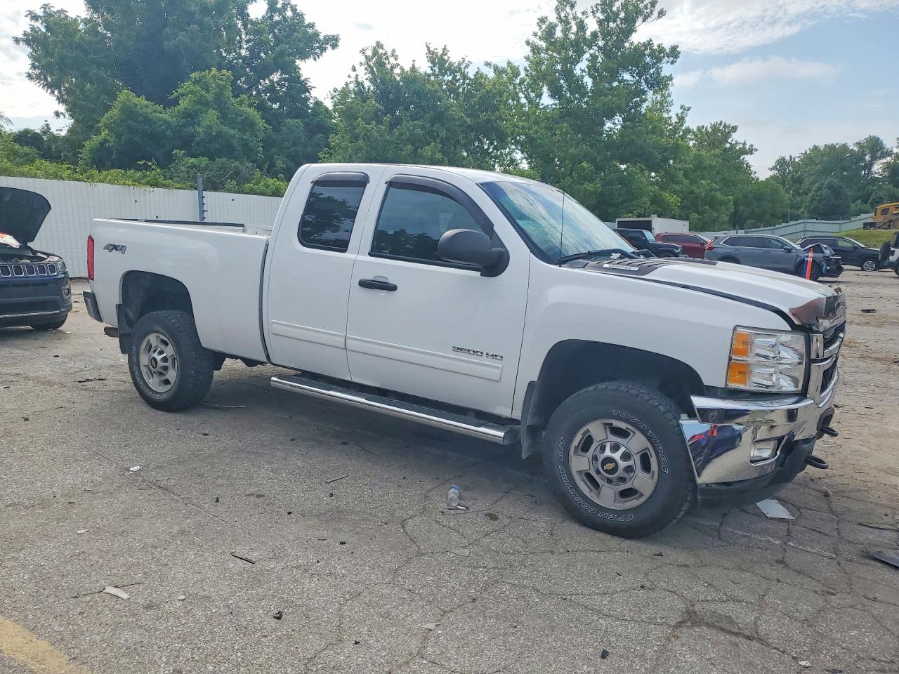 2013 Chevrolet Silverado K2500 Heavy Duty Lt White vin: 1GC2KXCG8DZ295628