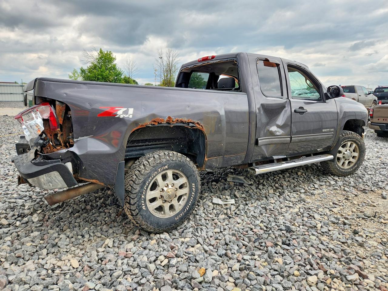 2011 Chevrolet Silverado K2500 Heavy Duty Lt Gray vin: 1GC2KXCGXBZ247688