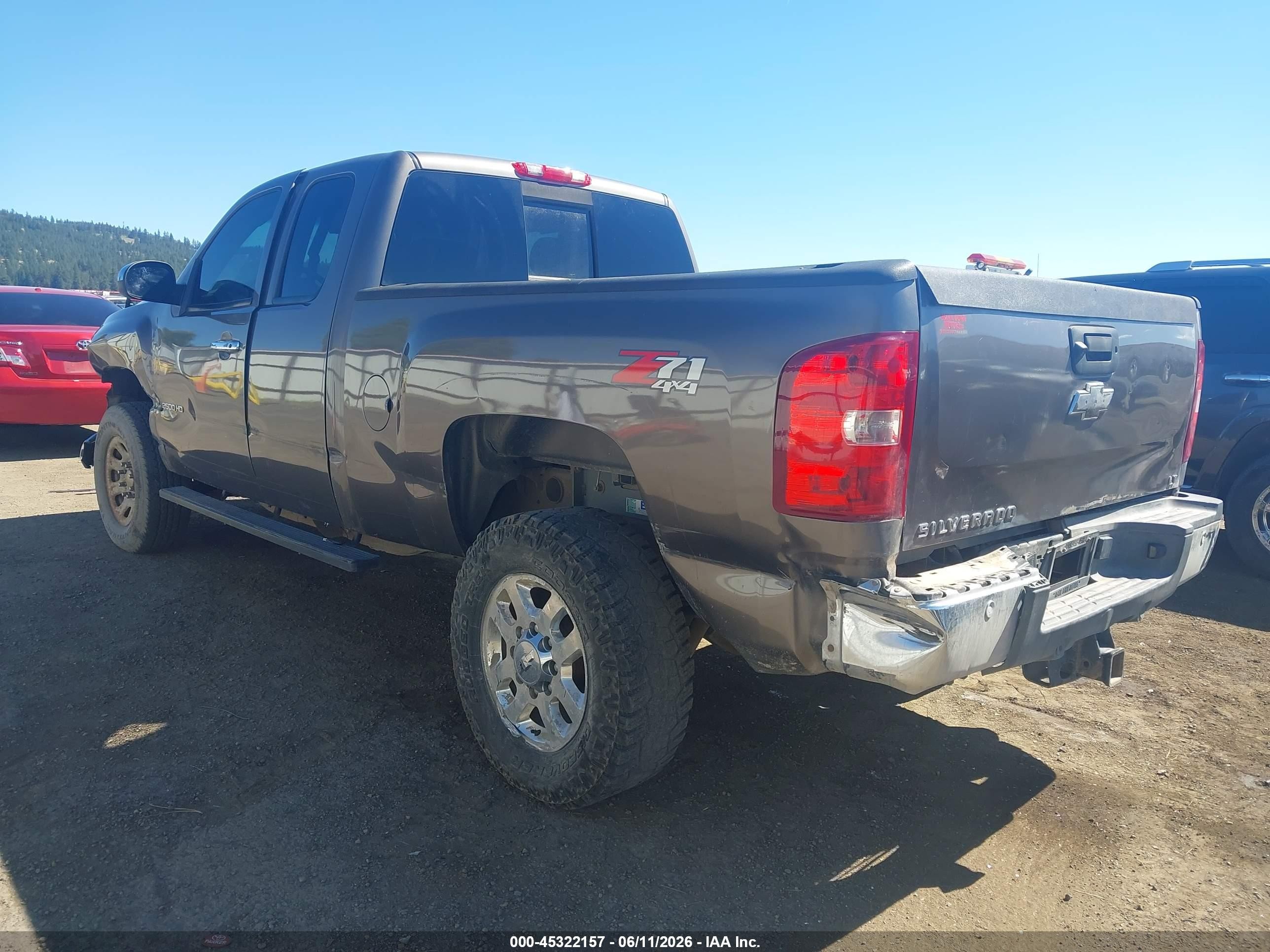 2011 Chevrolet Silverado 2500hd Lt Pewter vin: 1GC2KXE86BZ317371