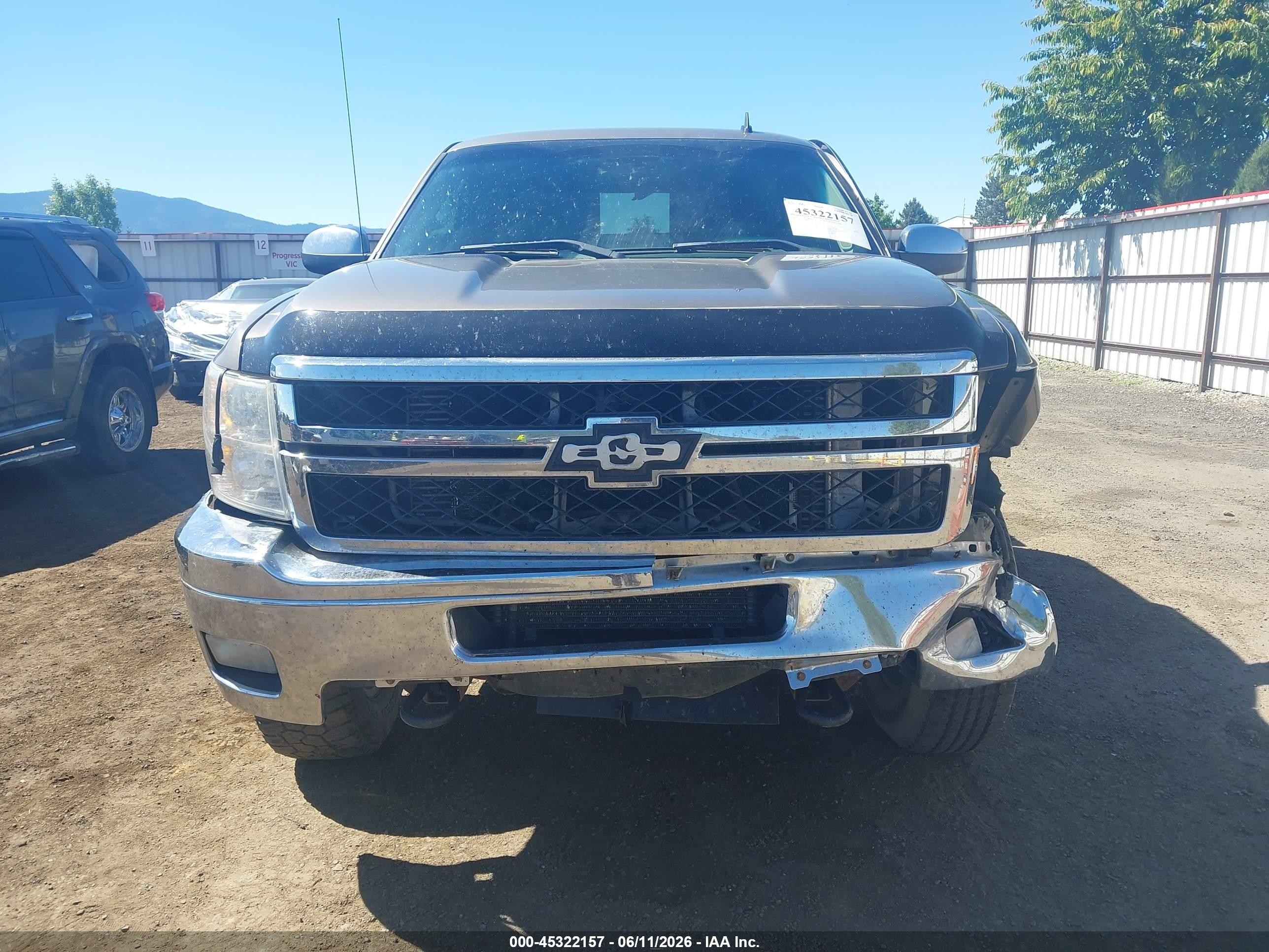 2011 Chevrolet Silverado 2500hd Lt Pewter vin: 1GC2KXE86BZ317371