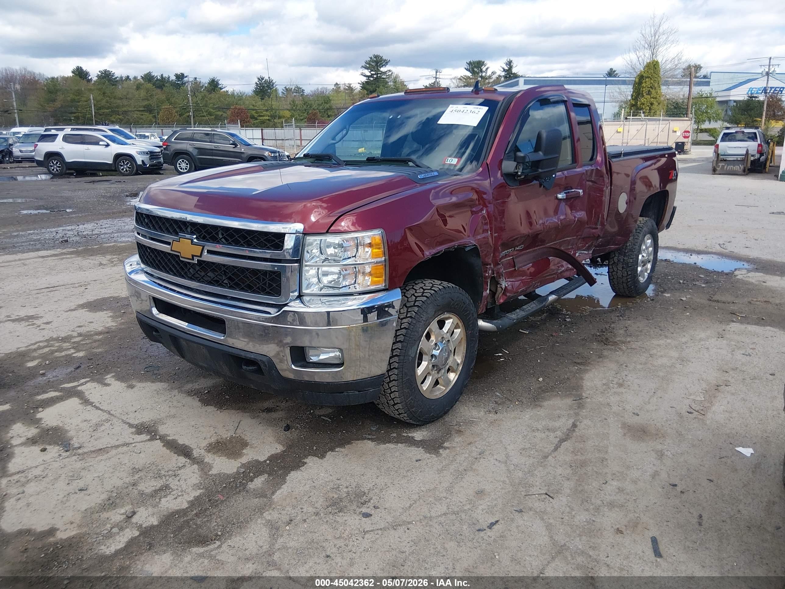 2013 Chevrolet Silverado 2500hd Ltz Red vin: 1GC2KYCG0DZ397009