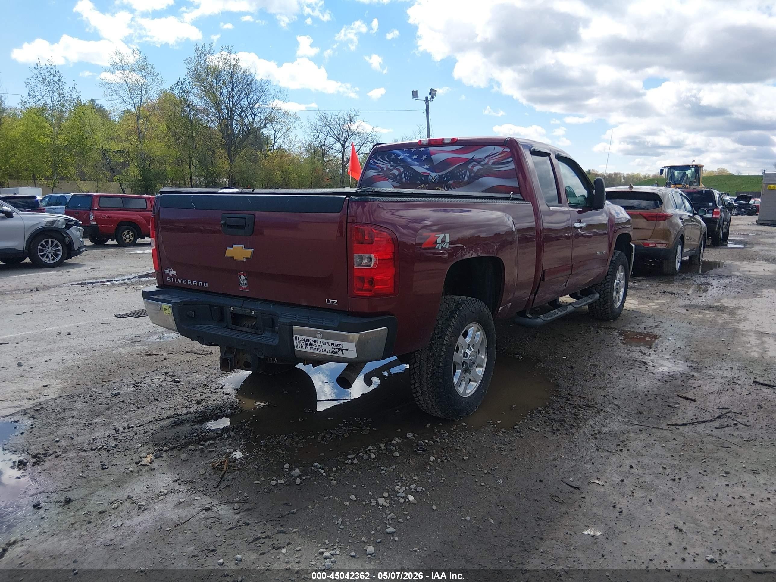 2013 Chevrolet Silverado 2500hd Ltz Red vin: 1GC2KYCG0DZ397009