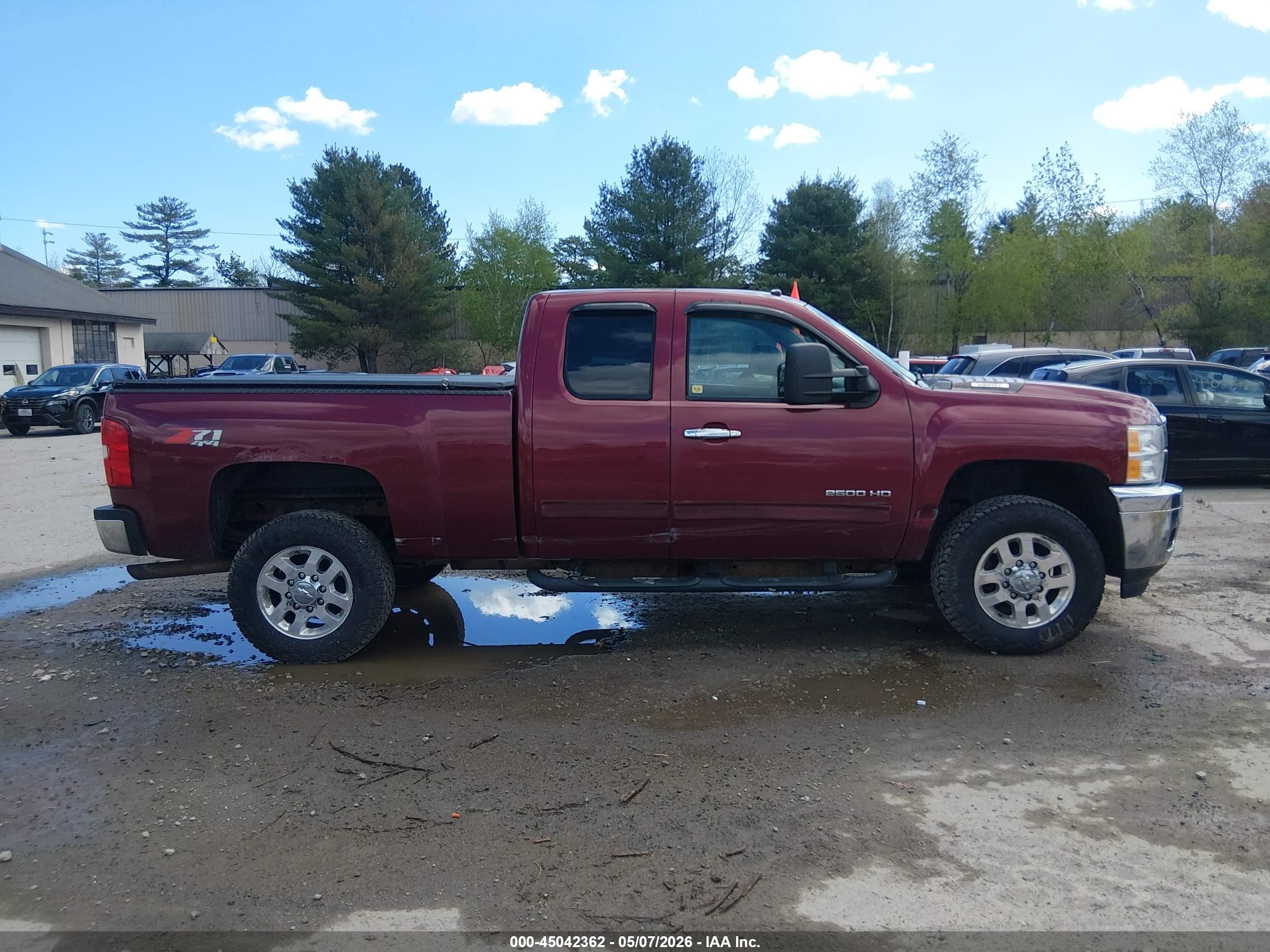 2013 Chevrolet Silverado 2500hd Ltz Red vin: 1GC2KYCG0DZ397009
