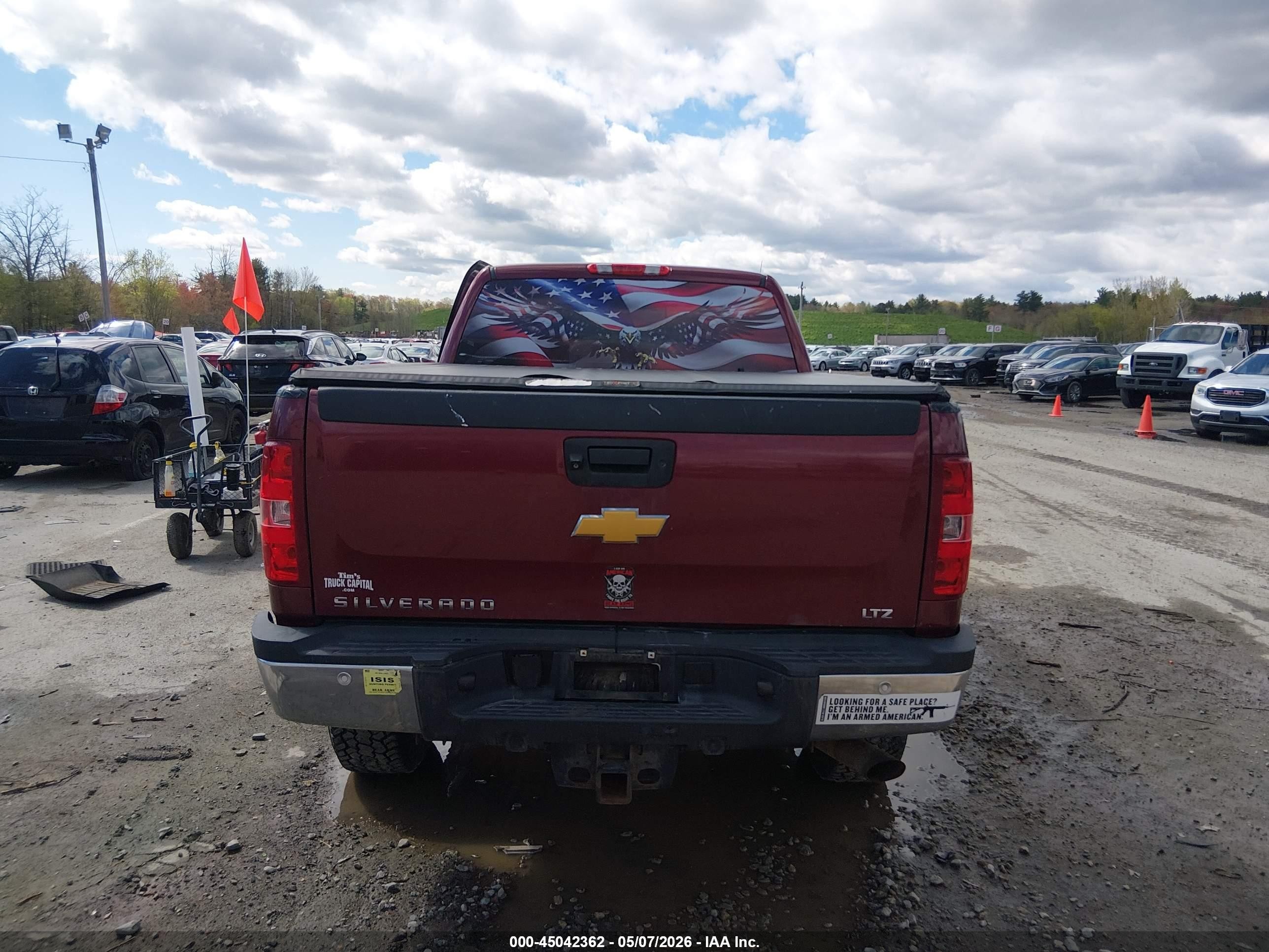 2013 Chevrolet Silverado 2500hd Ltz Red vin: 1GC2KYCG0DZ397009