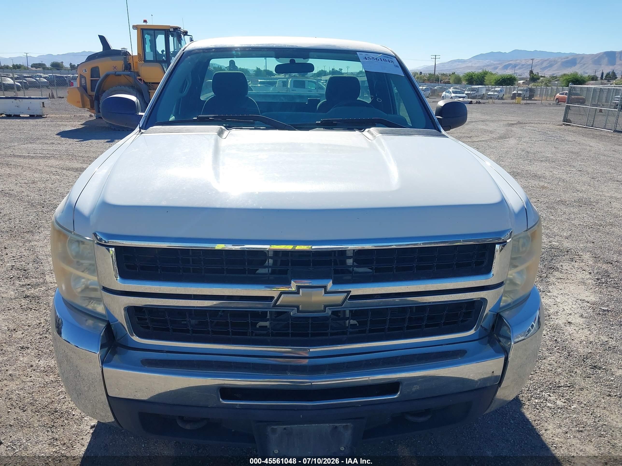2010 Chevrolet Silverado 2500hd Work Truck White vin: 1GC3CVBG2AF152257