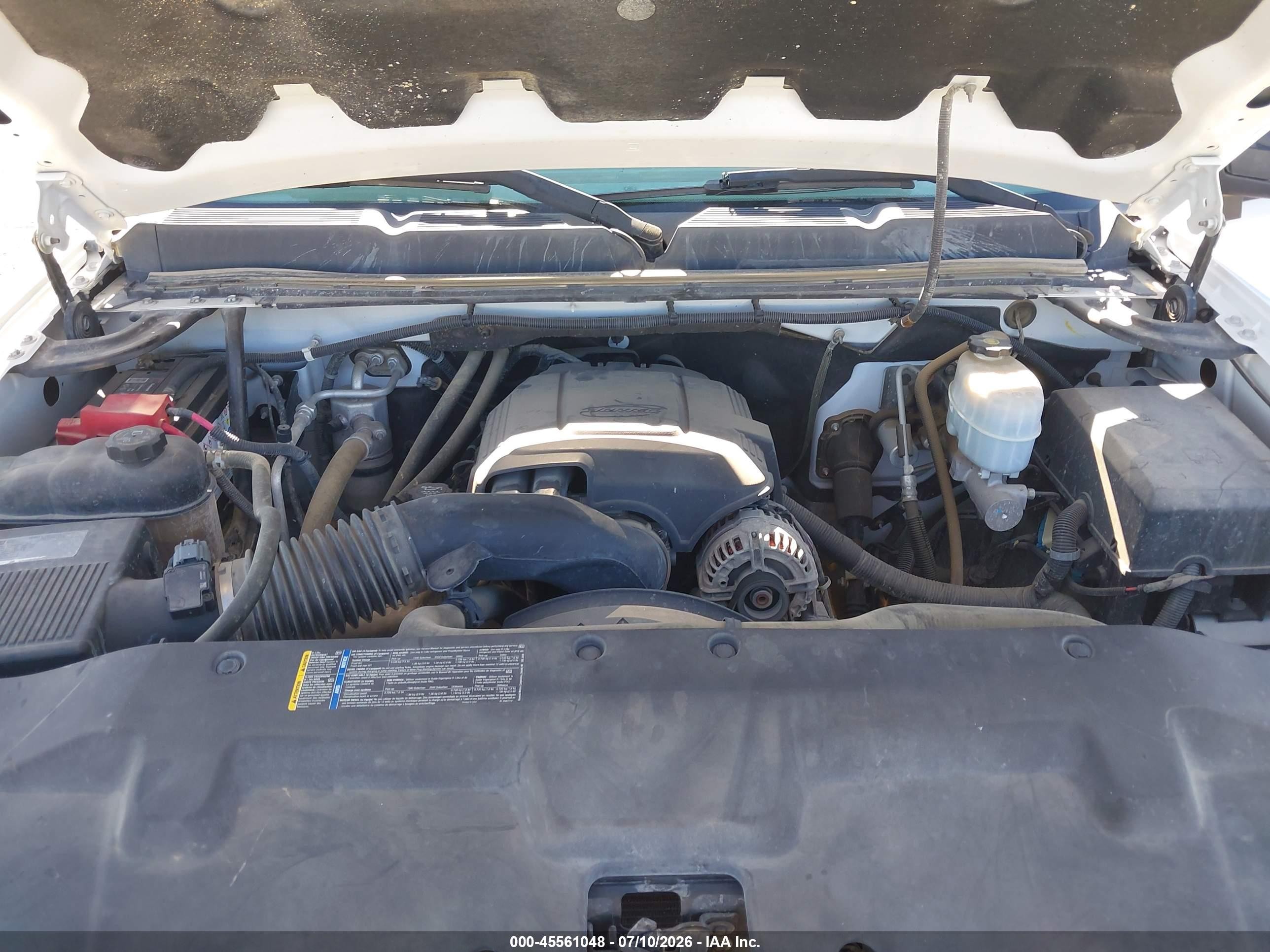 2010 Chevrolet Silverado 2500hd Work Truck White vin: 1GC3CVBG2AF152257
