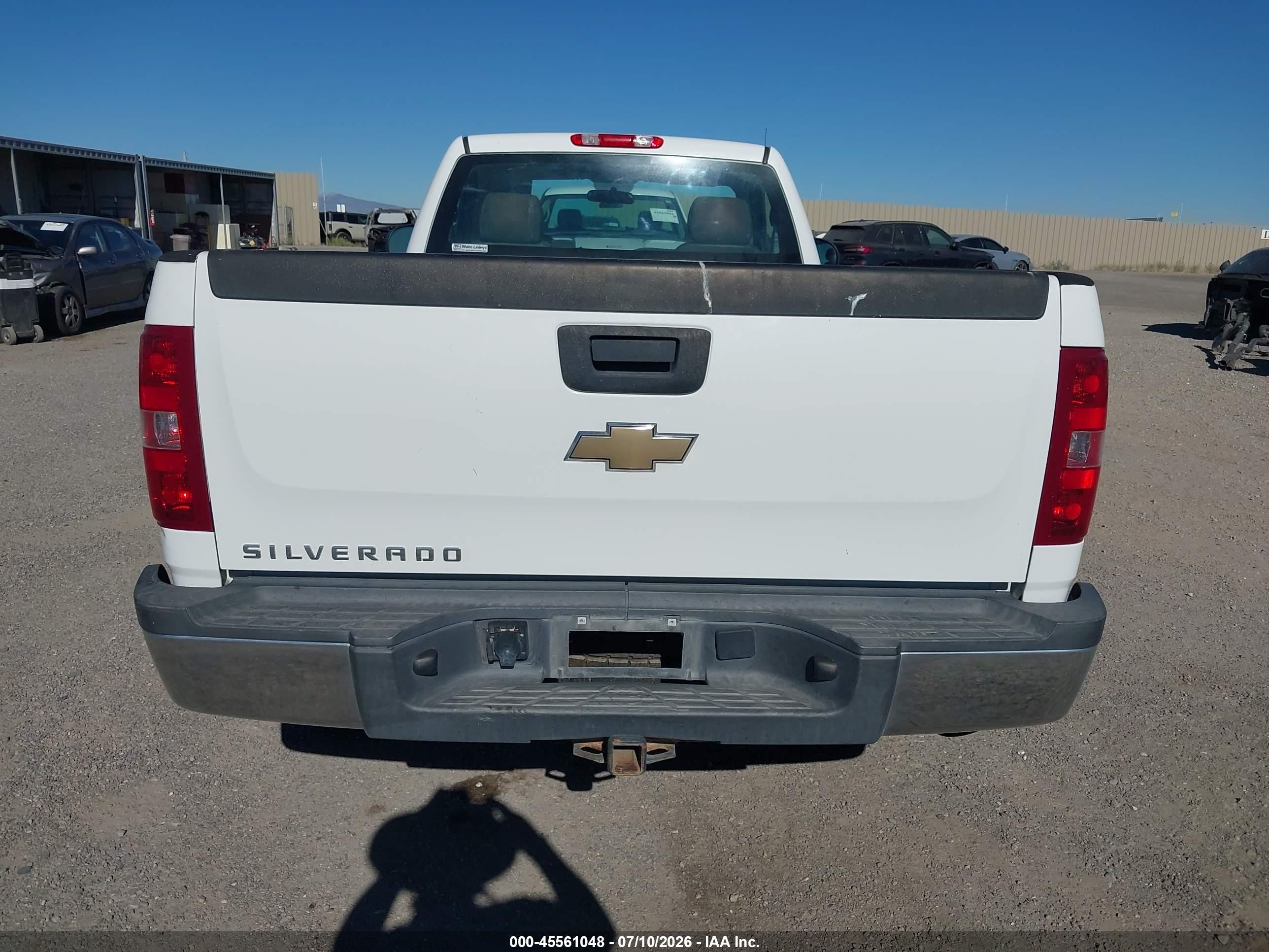 2010 Chevrolet Silverado 2500hd Work Truck White vin: 1GC3CVBG2AF152257