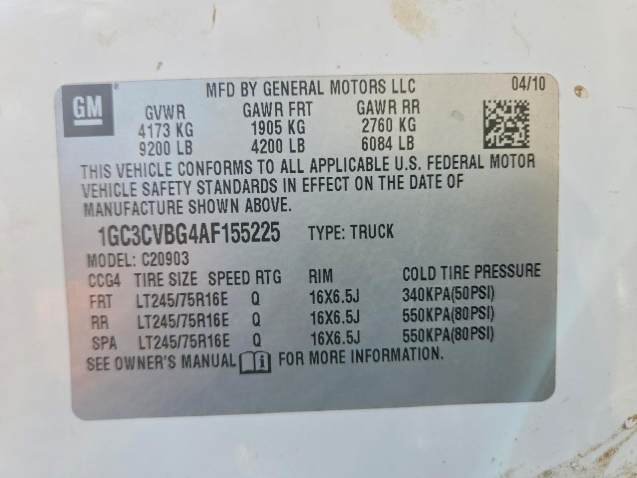 2010 Chevrolet Silverado C2500 Heavy Duty Белый vin: 1GC3CVBG4AF155225