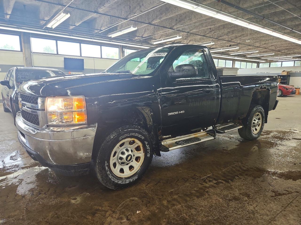 2012 Chevrolet Silverado K3500 Black vin: 1GC3KZCG1CZ175636
