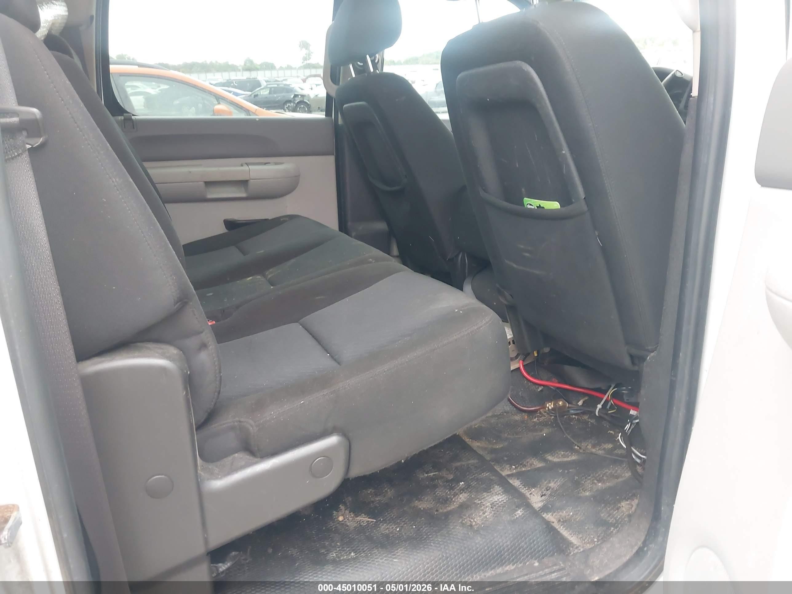 2010 Chevrolet Silverado 2500hd Work Truck White vin: 1GC4CVBG1AF156112