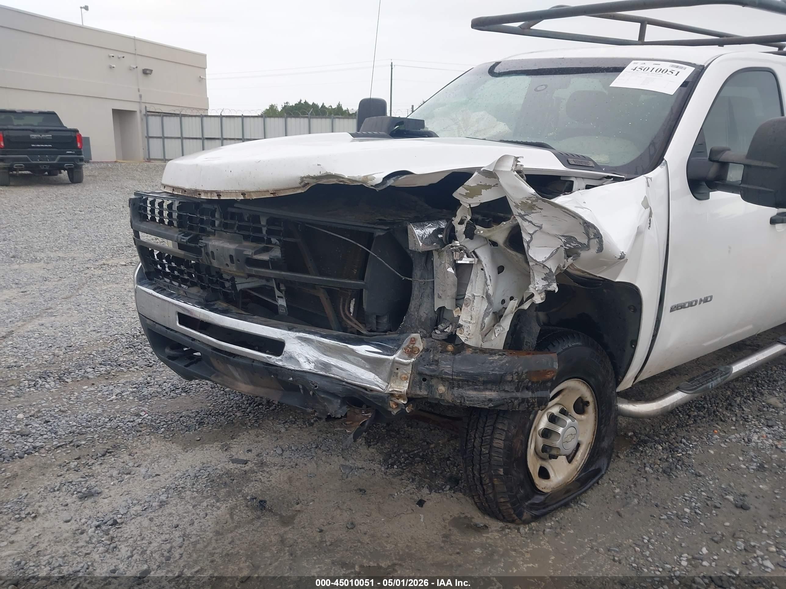 2010 Chevrolet Silverado 2500hd Work Truck White vin: 1GC4CVBG1AF156112