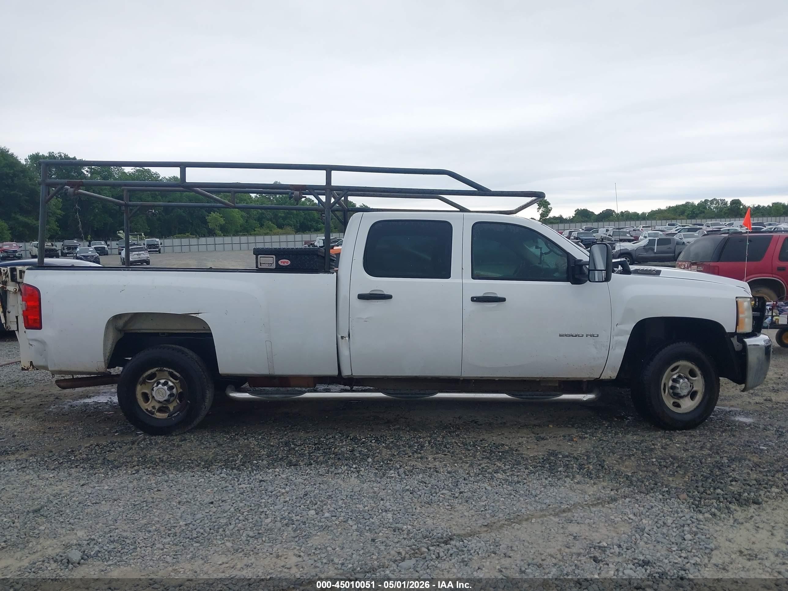 2010 Chevrolet Silverado 2500hd Work Truck White vin: 1GC4CVBG1AF156112