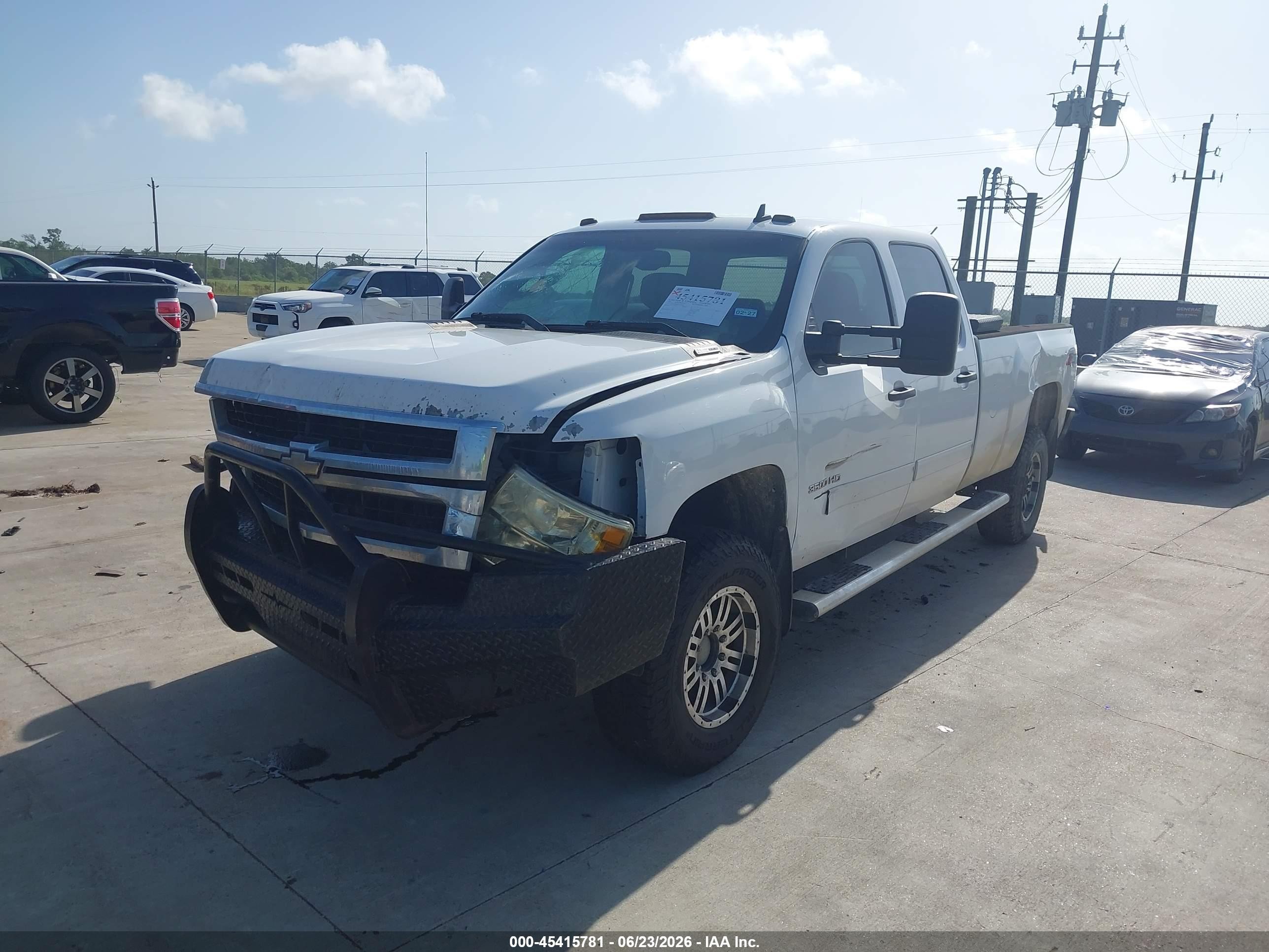 2010 Chevrolet Silverado 3500hd Lt White vin: 1GC4K0B60AF128167
